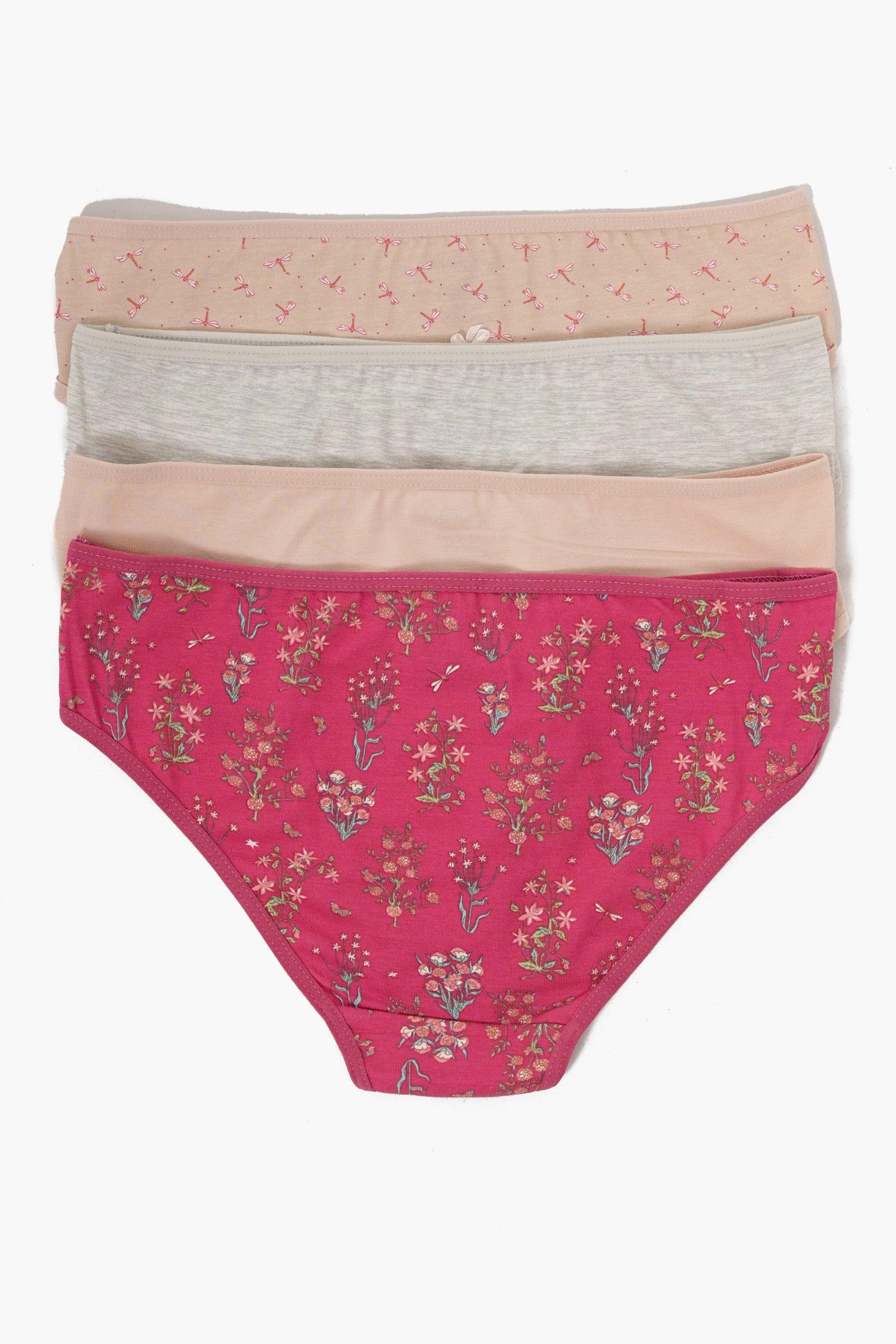 Pack of 7 Colored Bikini Panties - Carina - كارينا