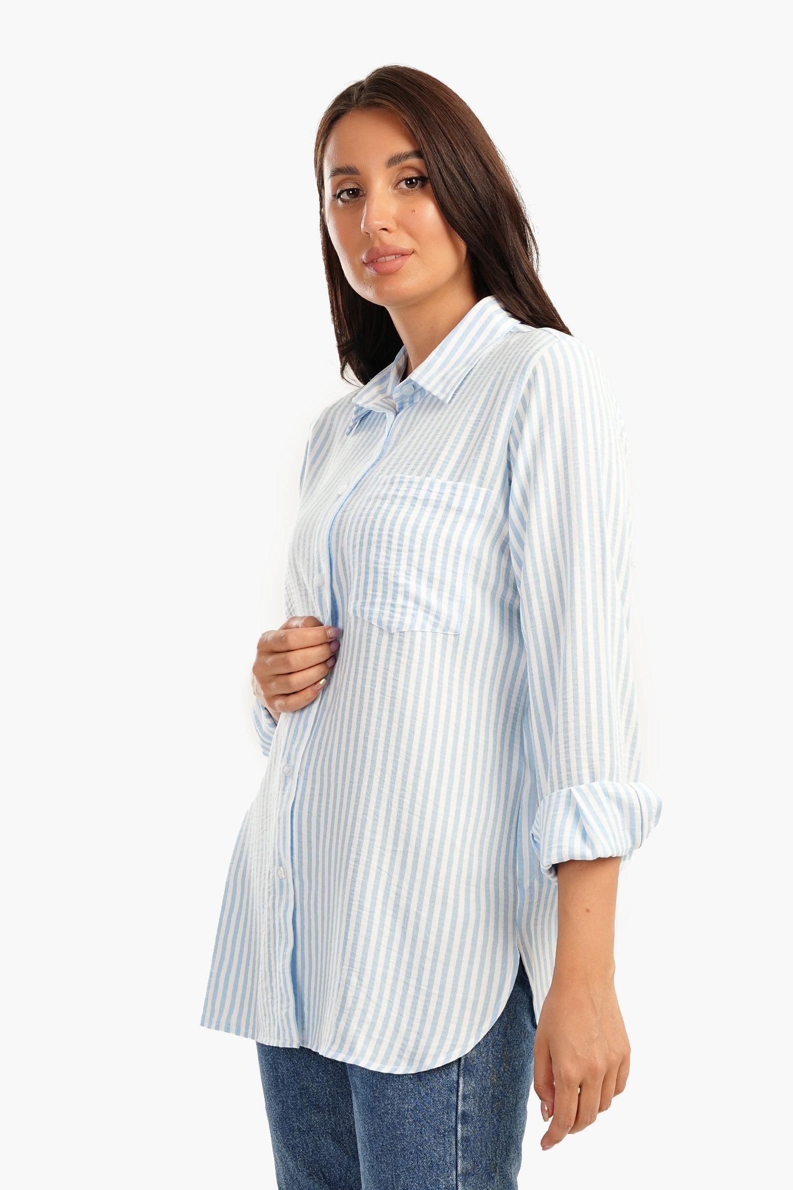 Collared Striped Shirt - Carina - كارينا
