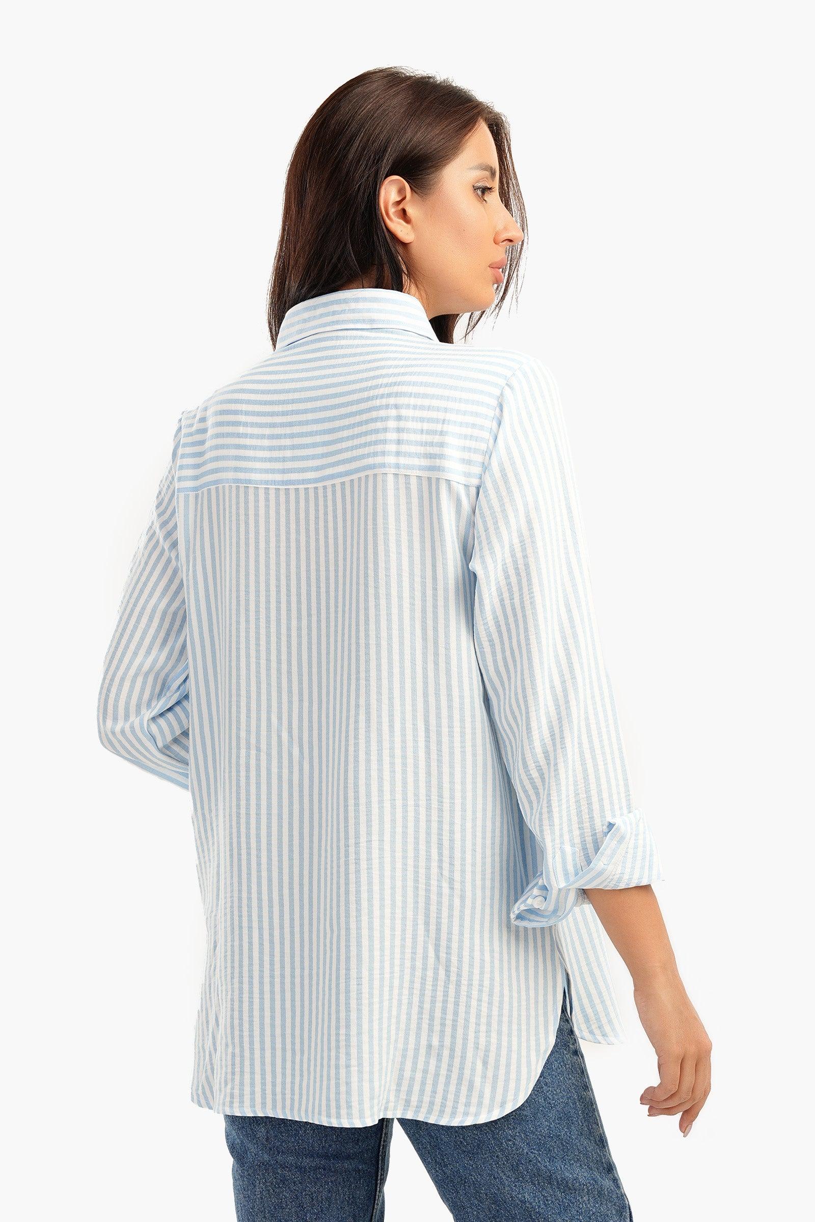 Collared Striped Shirt - Carina - كارينا