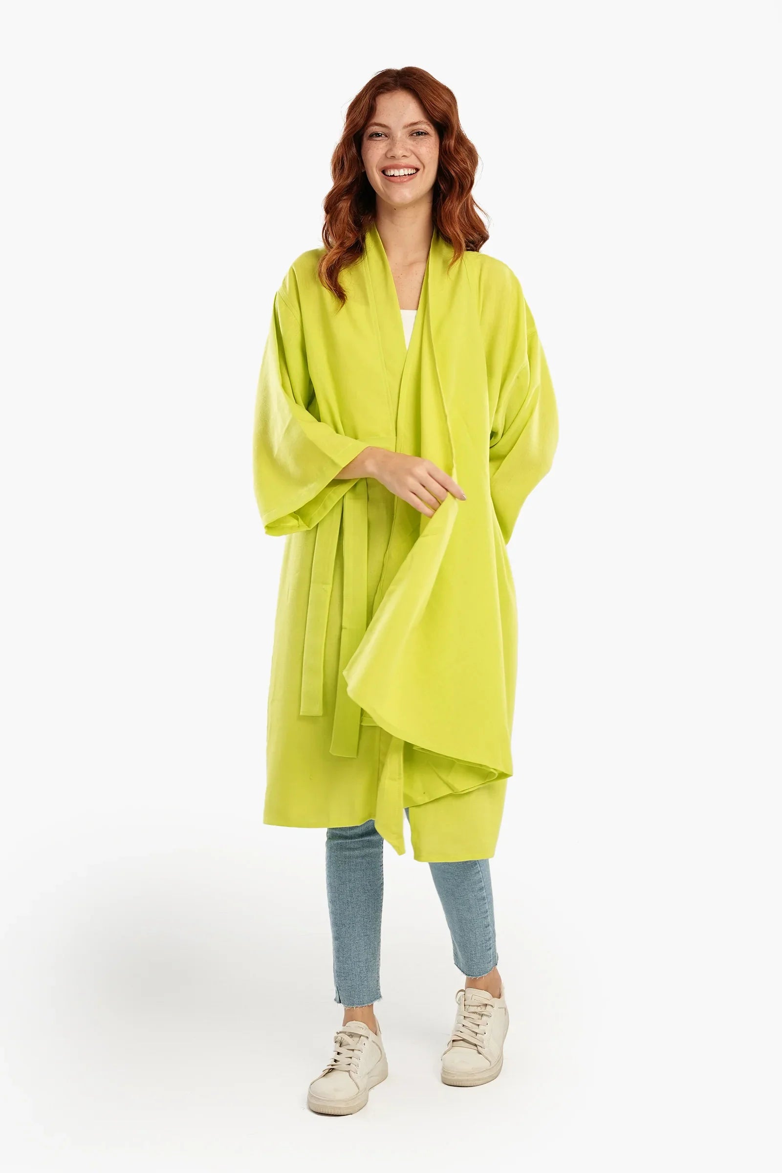 Kimono with Tie Side