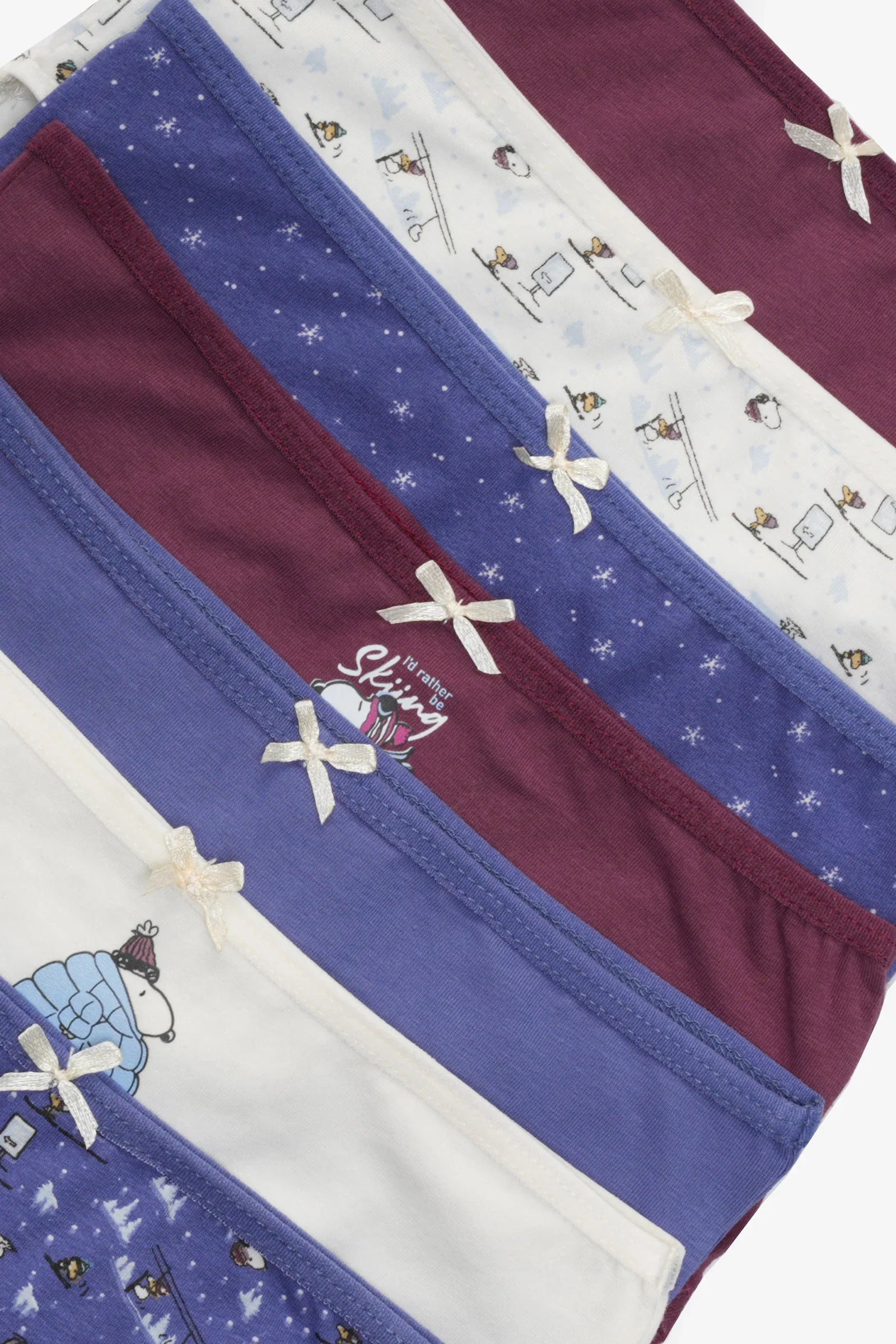 Pack of 7 Girly Brief Panties