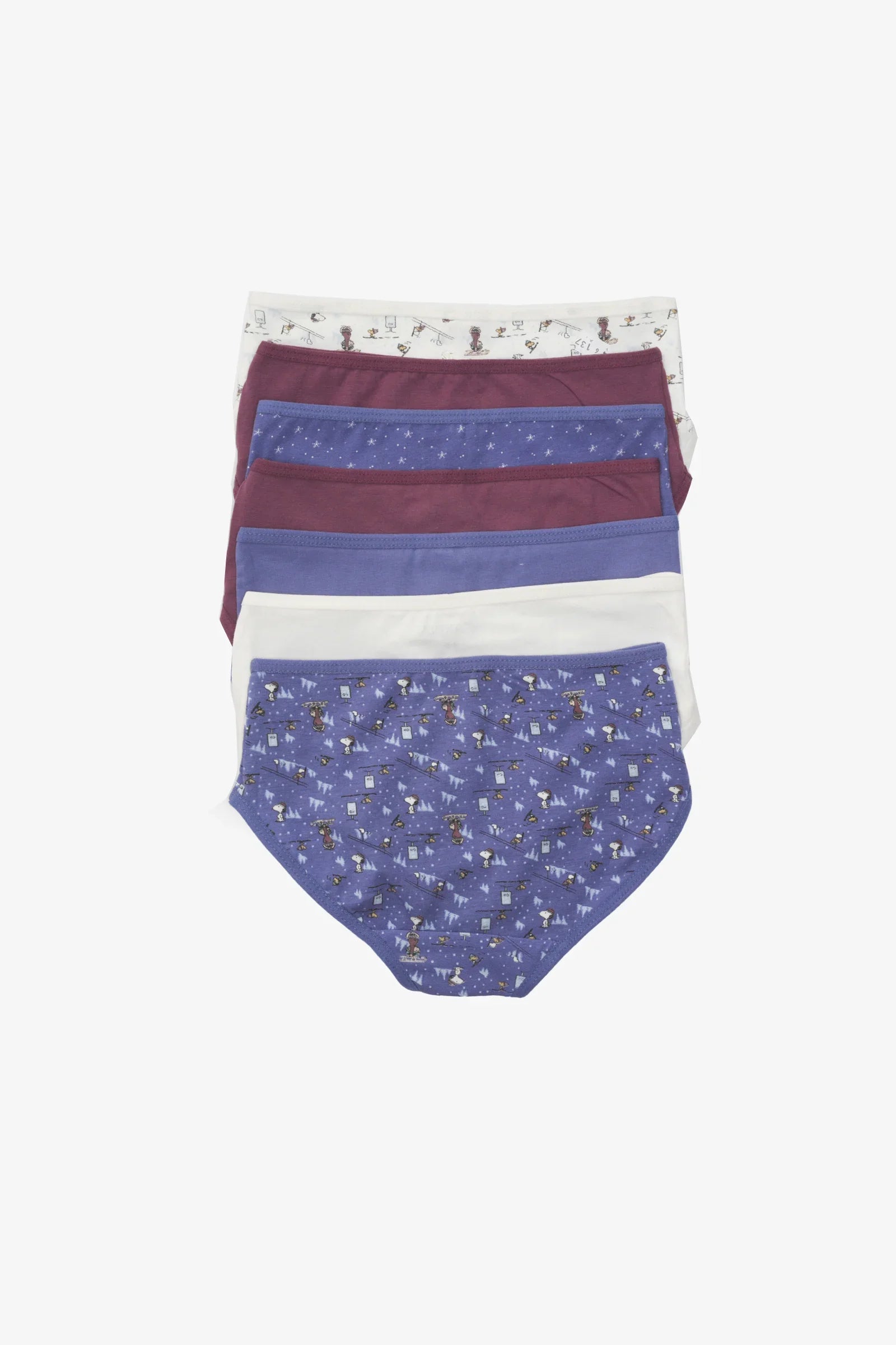 Pack of 7 Girly Brief Panties