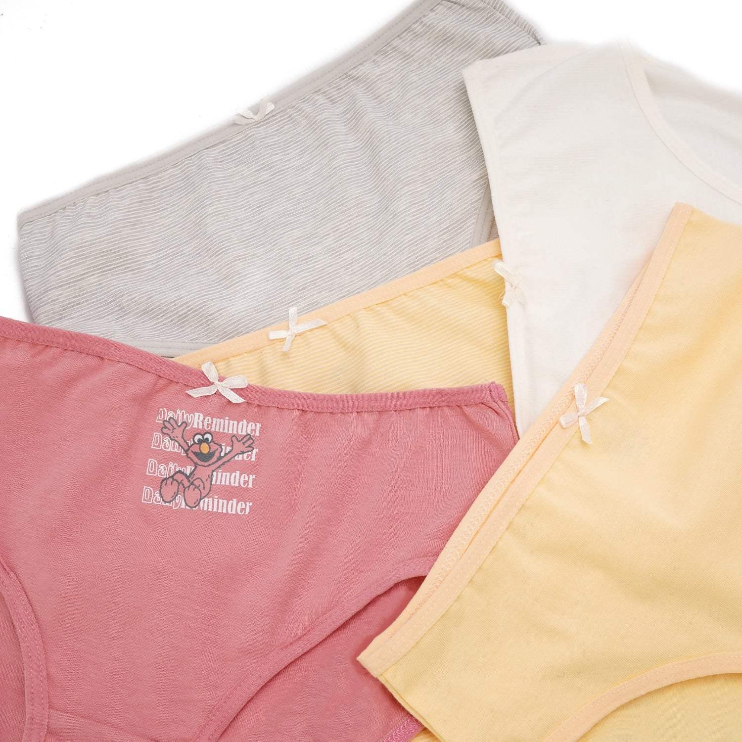 Pack of 10 Girly Brief Panties - Carina - كارينا