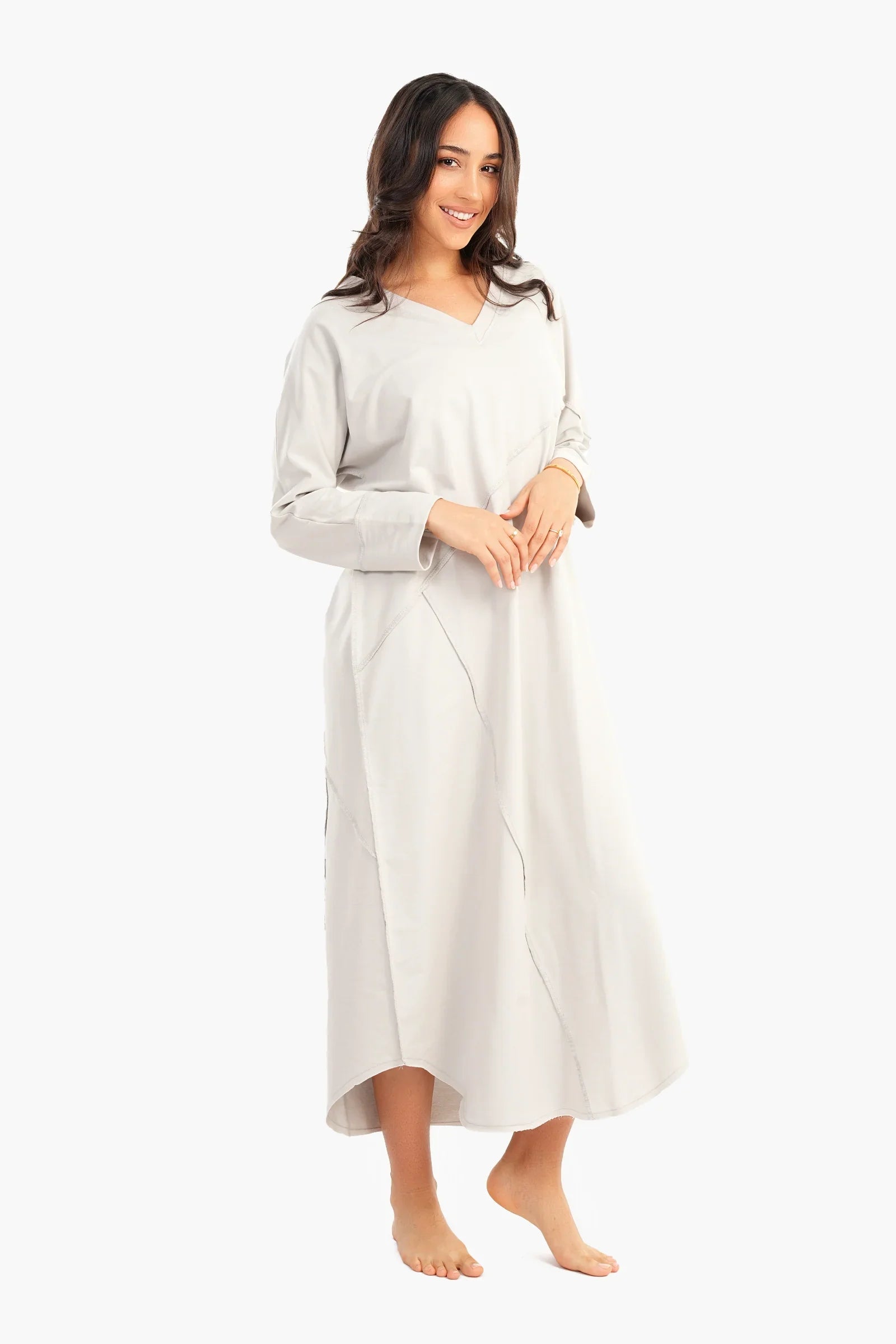Nightgown with Round Hem