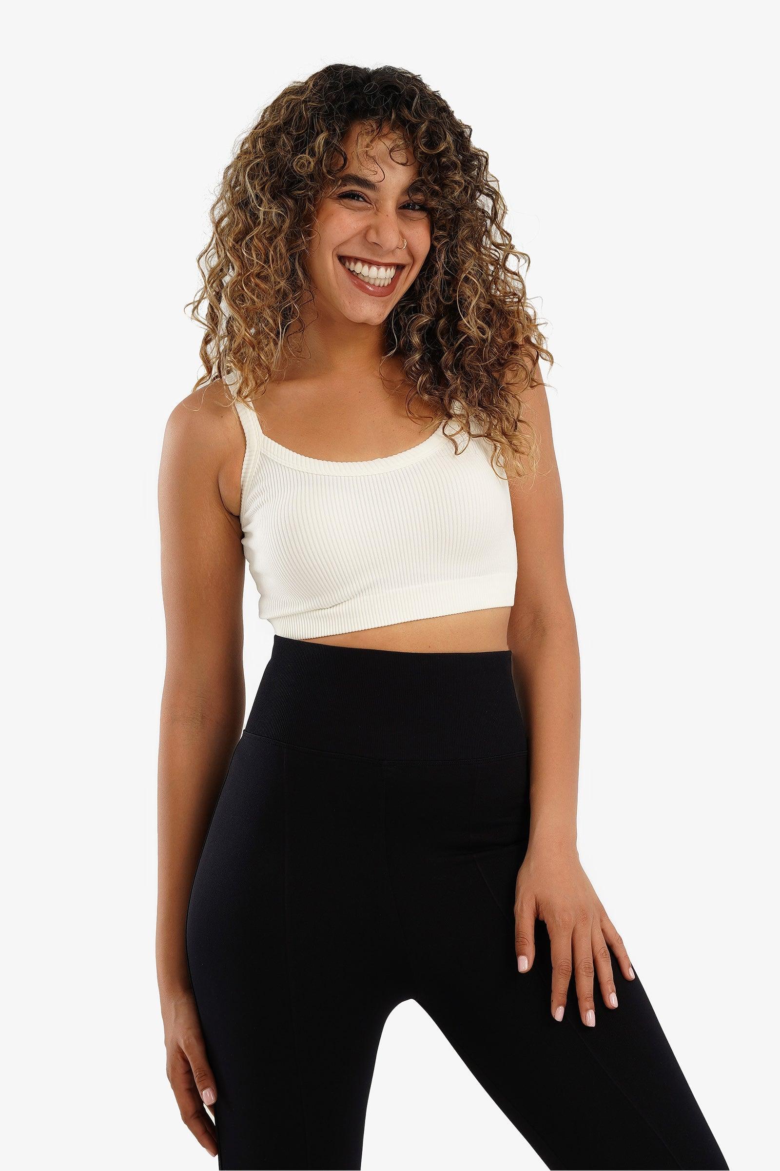 Plunge Neck Crop Top - Carina - كارينا