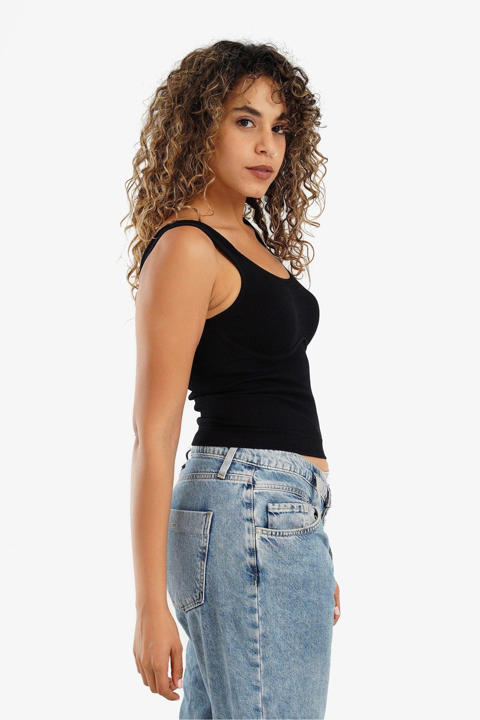 Top with Back Round Neck - Carina - كارينا