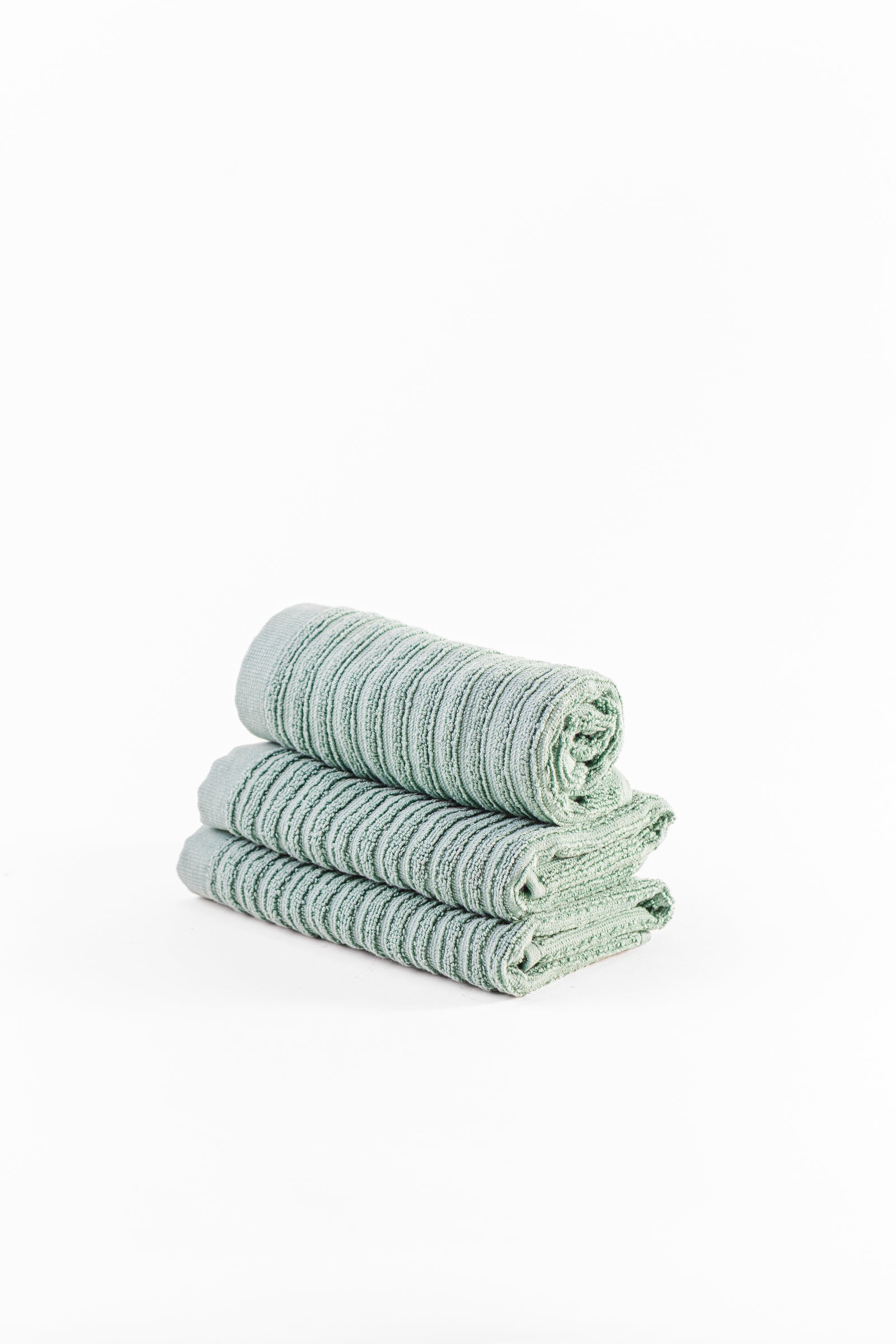 Ribbed Towel Set - 3 Pcs
