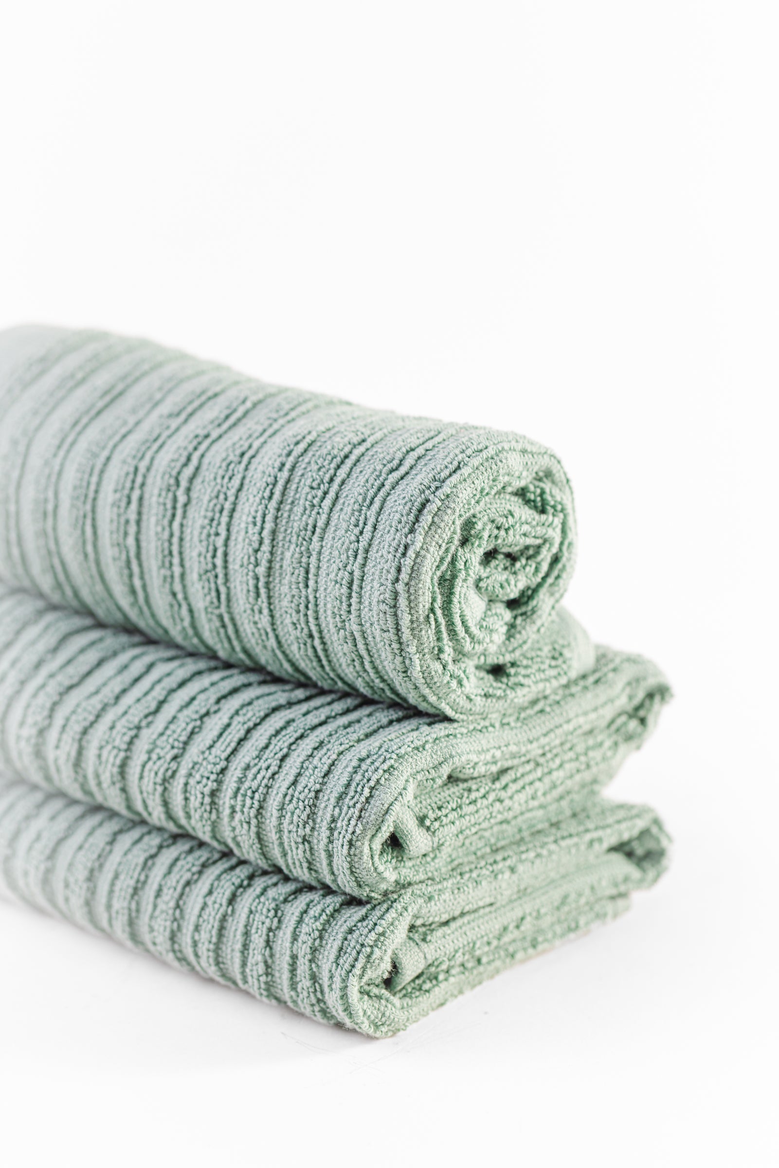 Ribbed Towel Set - 3 Pcs