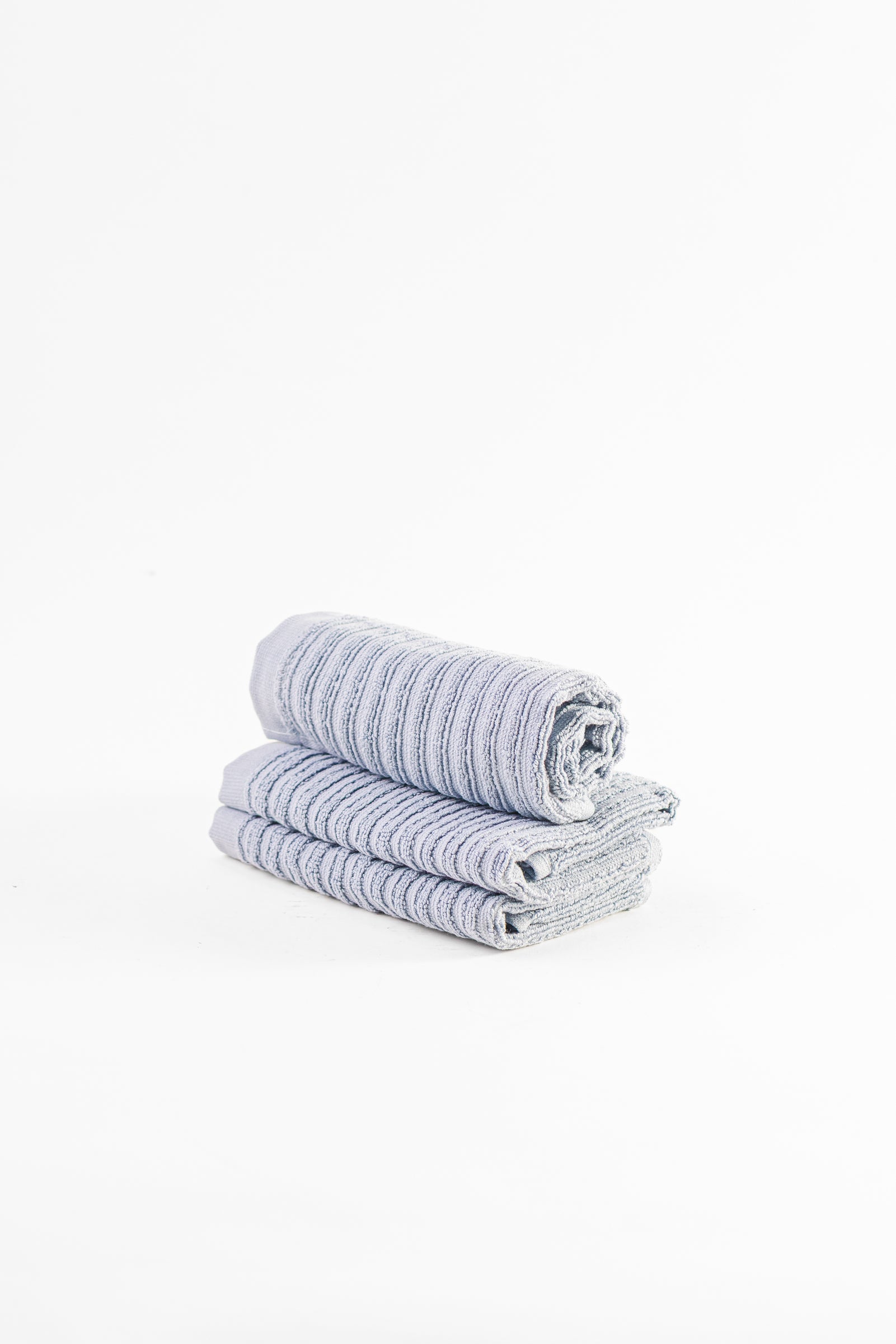 Ribbed Towel Set - 3 Pcs