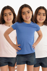 Pack of 3 Girly Short Sleeves Top - Carina - كارينا