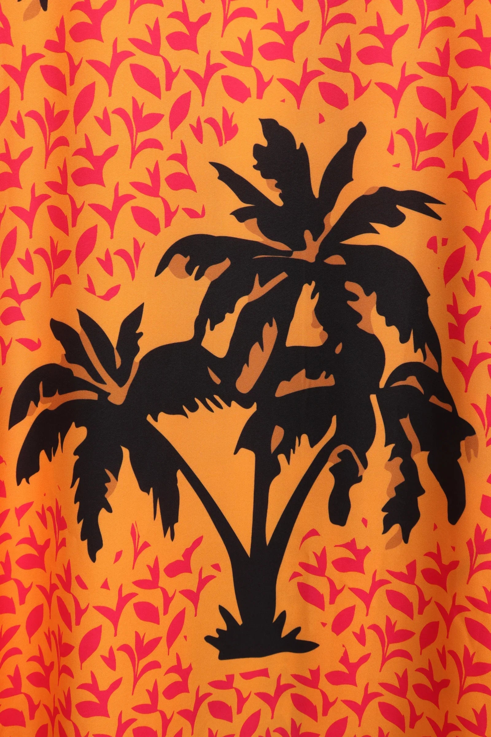 كيمونو بطبعة أشجار نخيل ملون