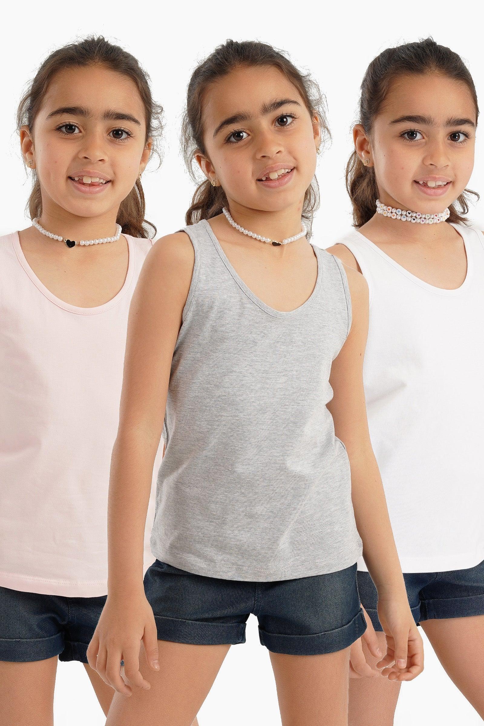 Pack of 3 Girly Basic Top - Carina - كارينا