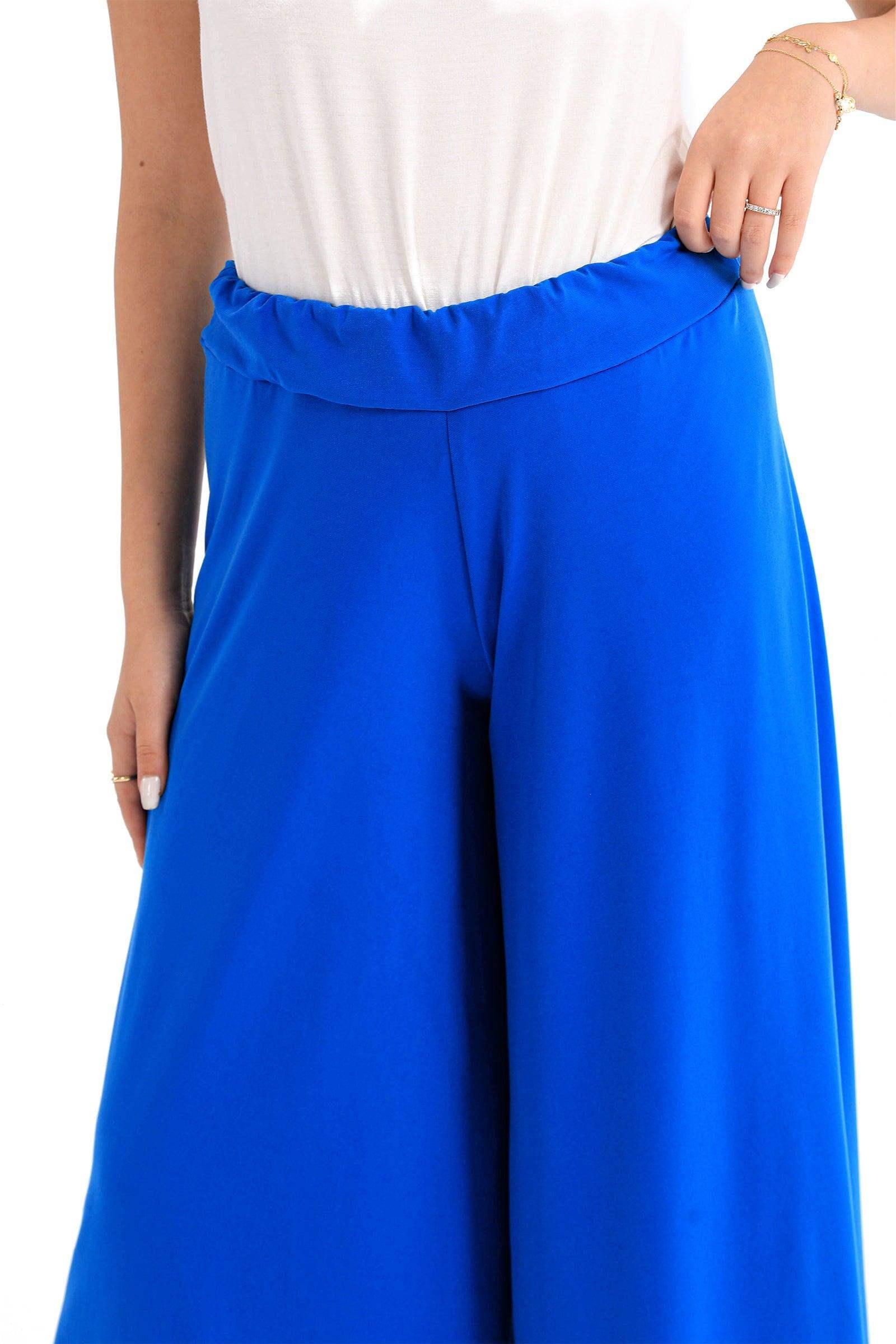 Ankle Length Wide Leg Pants - Carina - كارينا