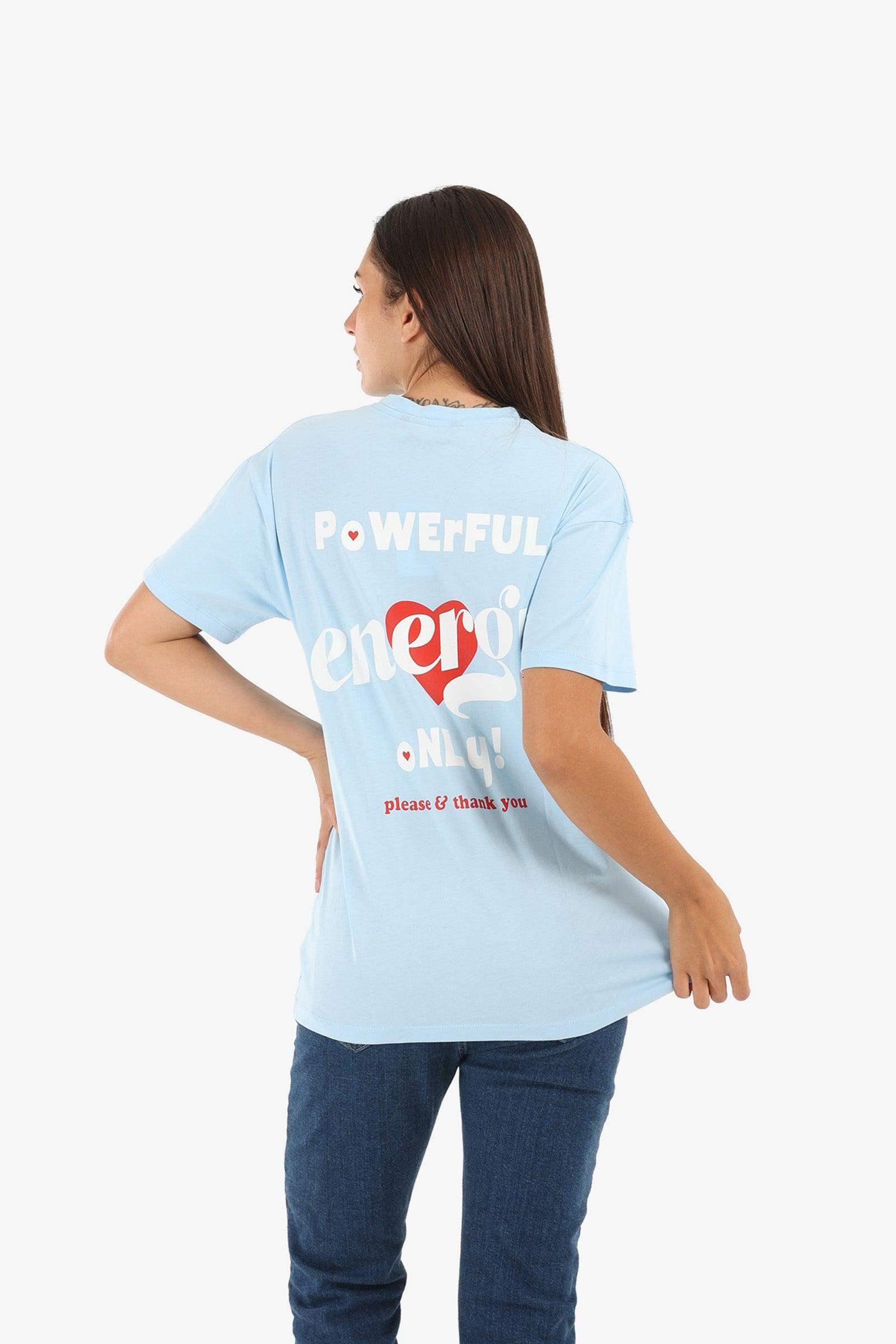 Back Print Lounge T-Shirt - Carina - كارينا