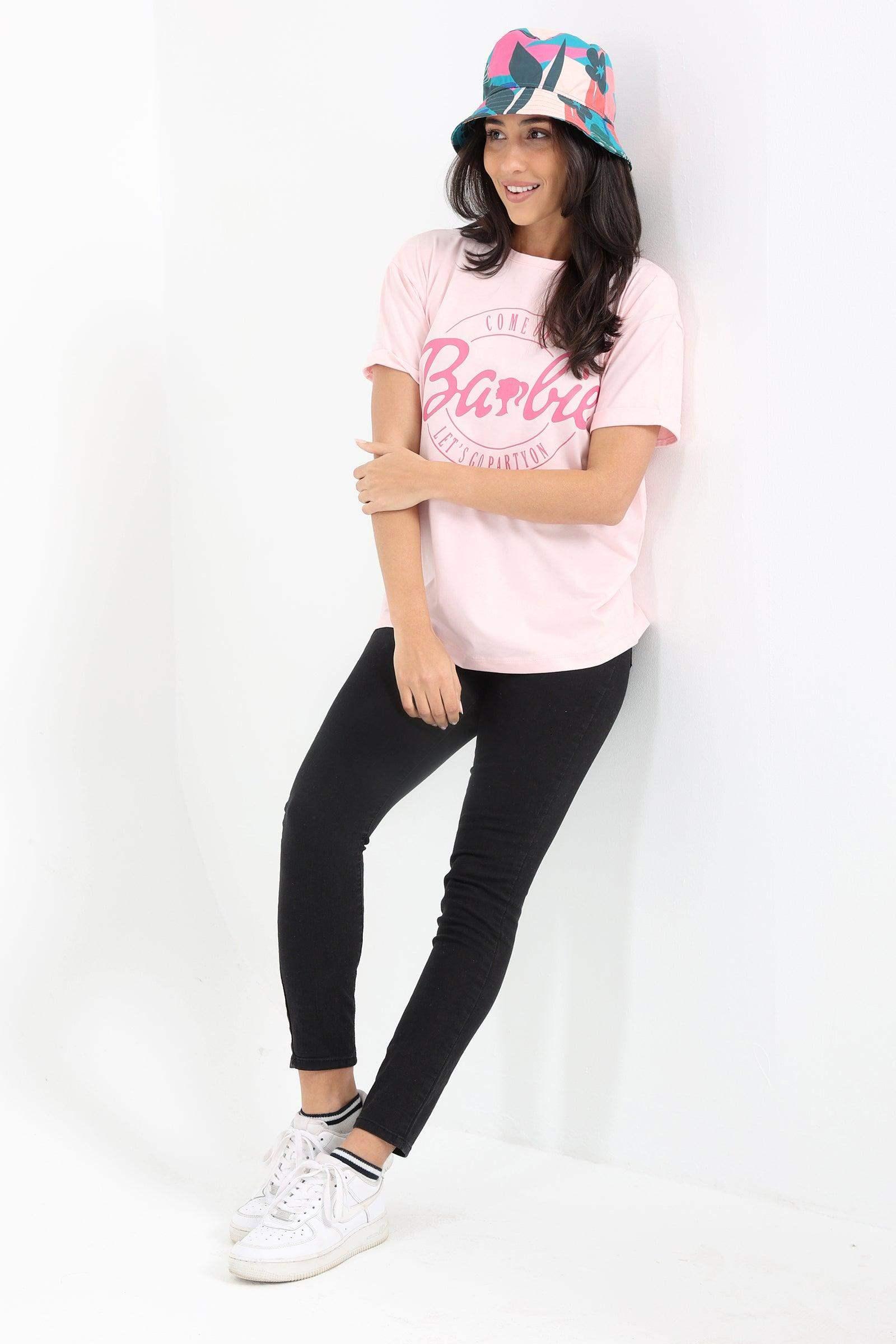 Barbie Printed Lounge T-Shirt - Carina - كارينا