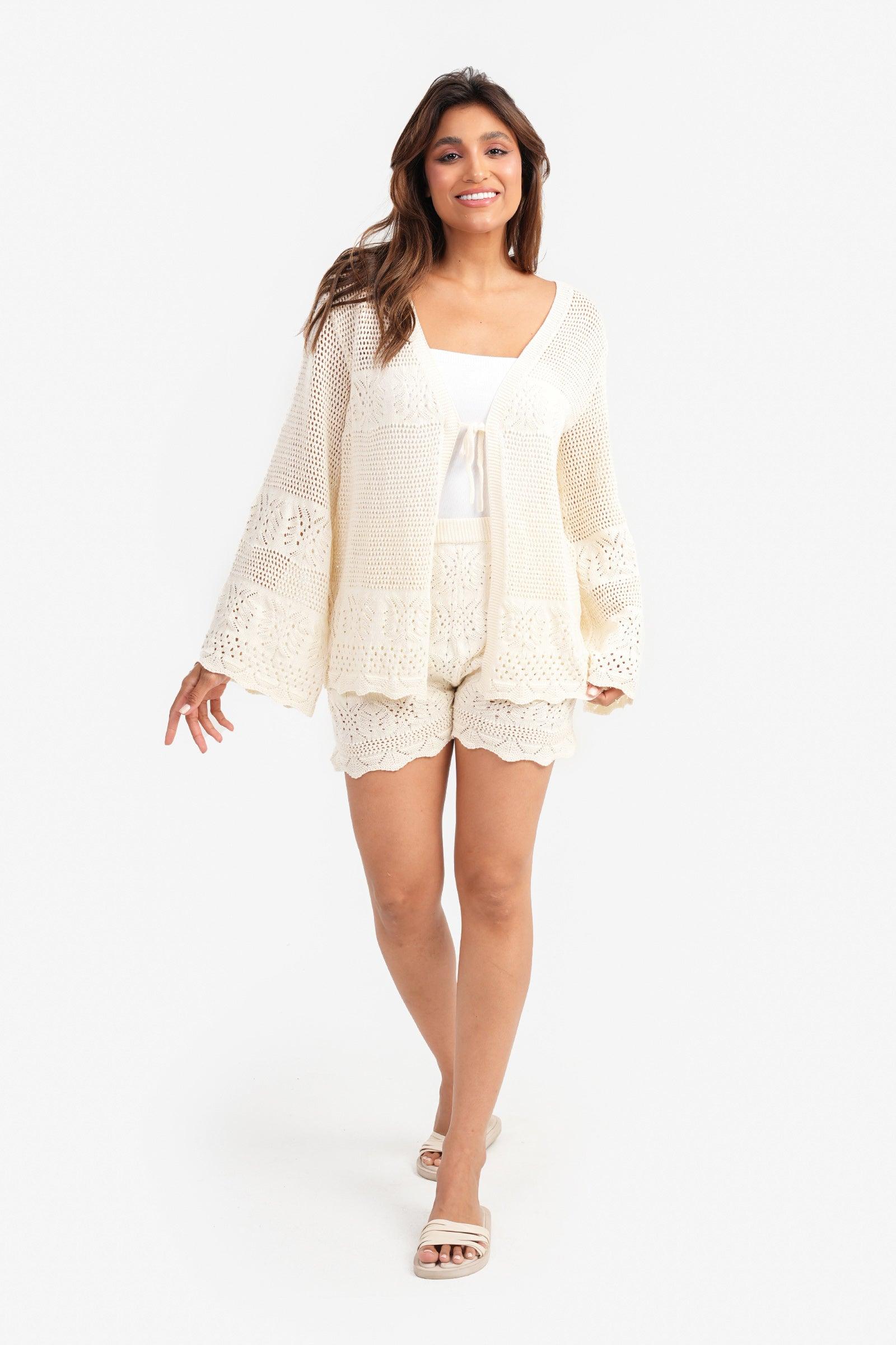 Beach Kimono with Front Knot - Carina - كارينا