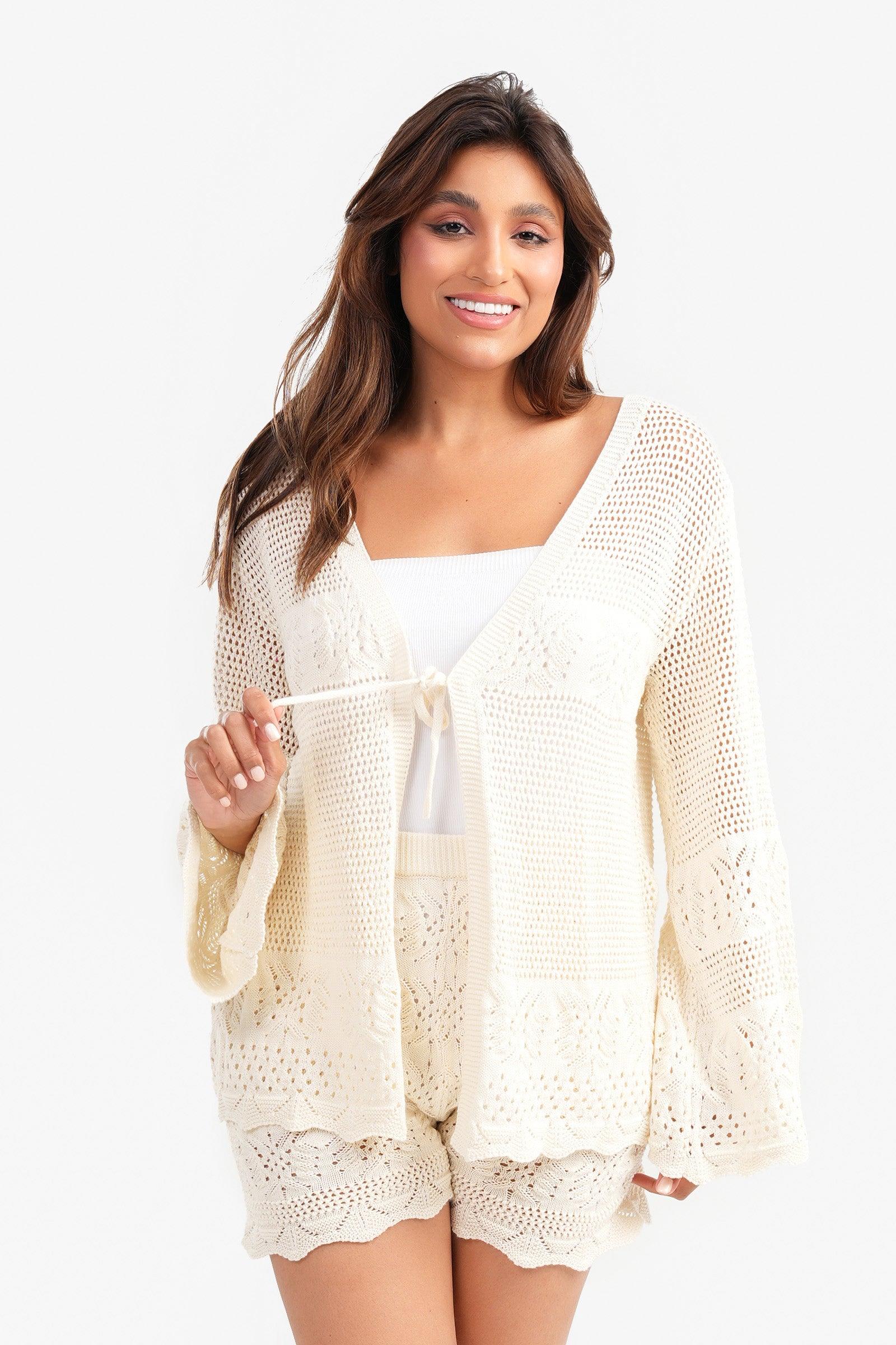 Beach Kimono with Front Knot - Carina - كارينا