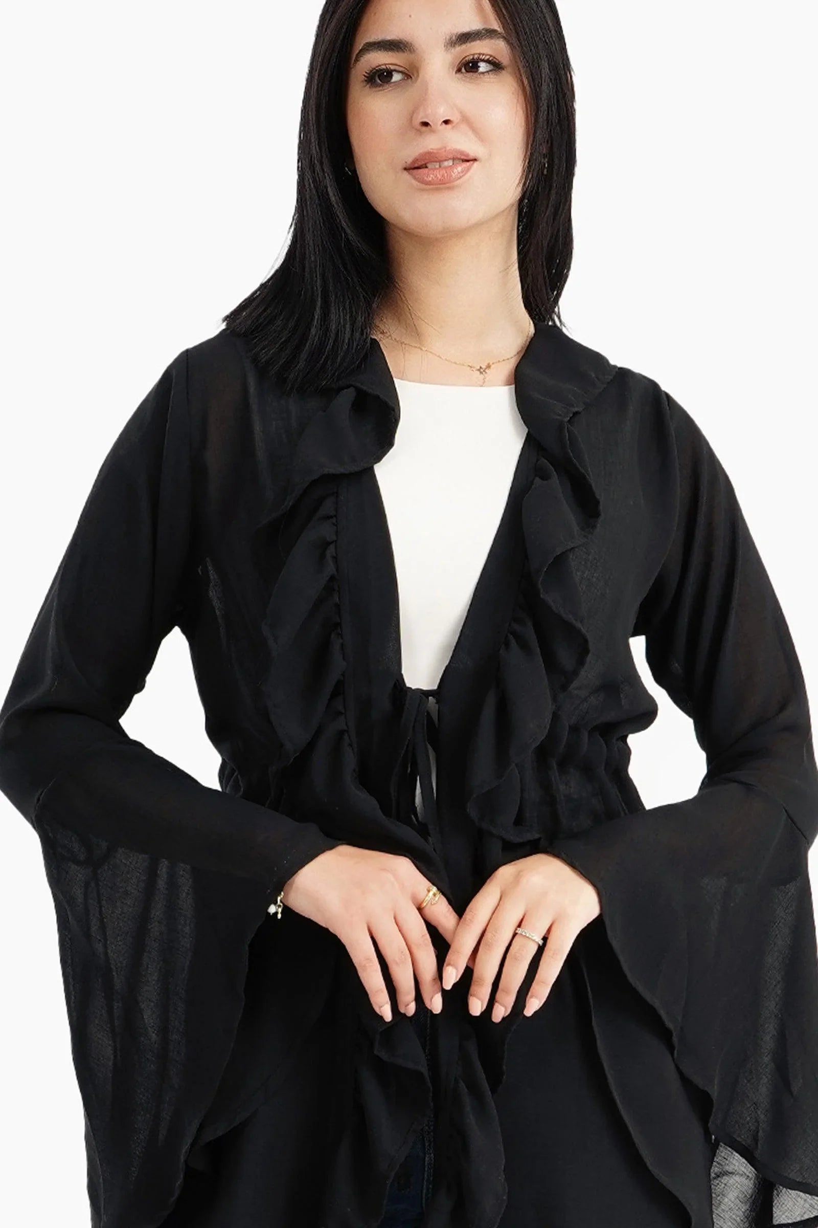 Beach Kimono with Ruffles - Carina - كارينا