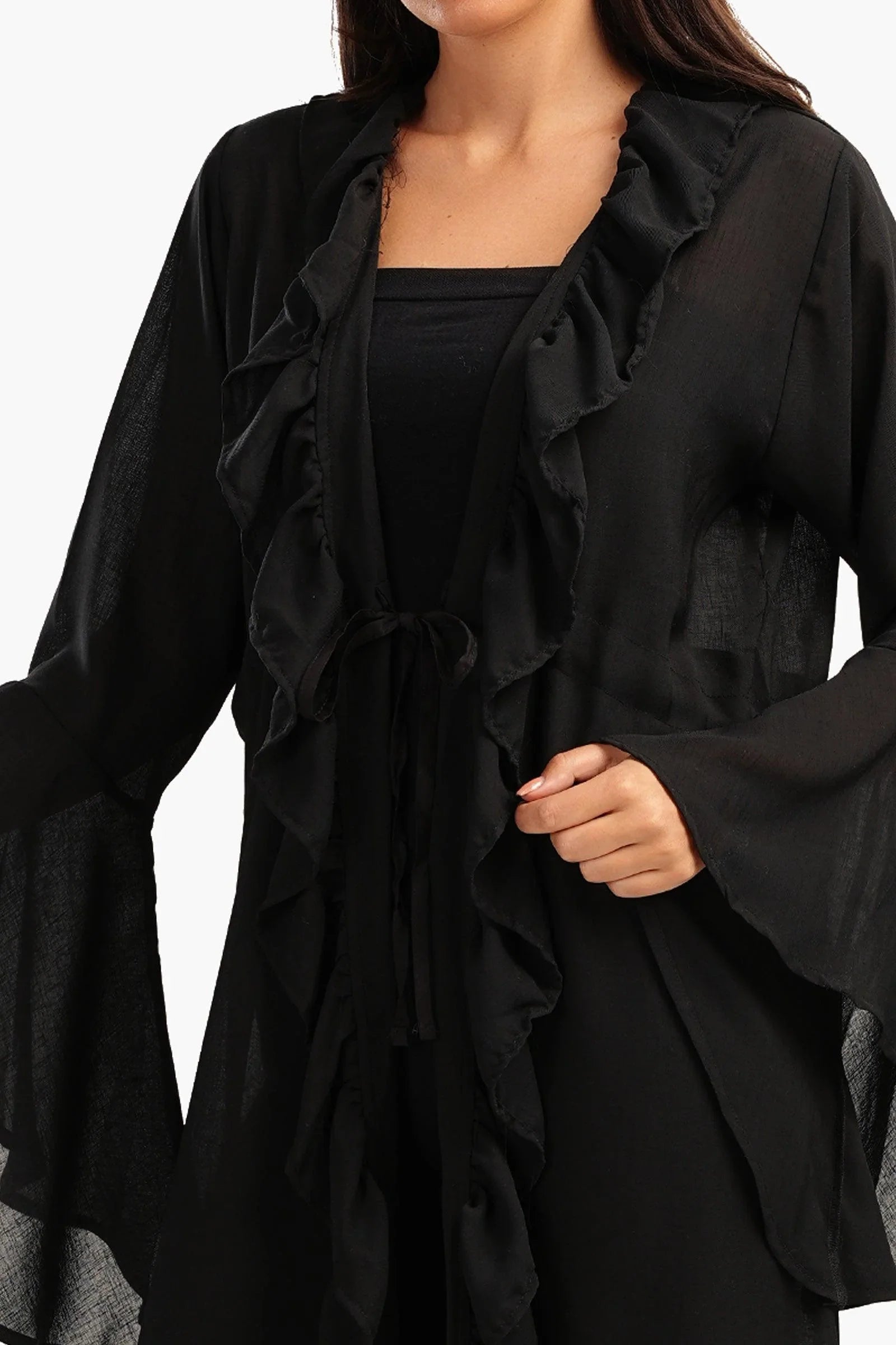 Beach Kimono with Ruffles - Carina - كارينا