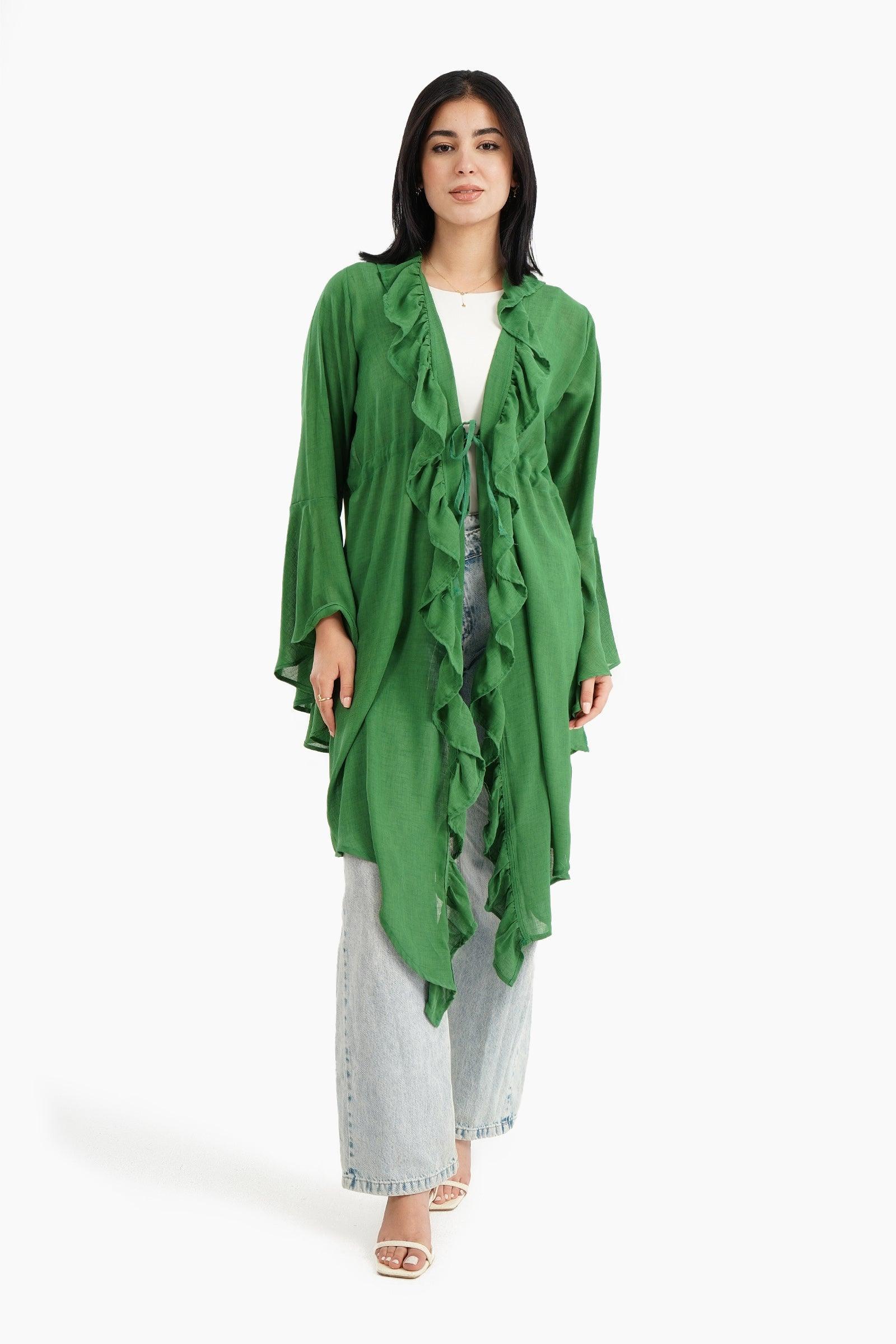 Beach Kimono with Ruffles - Carina - كارينا