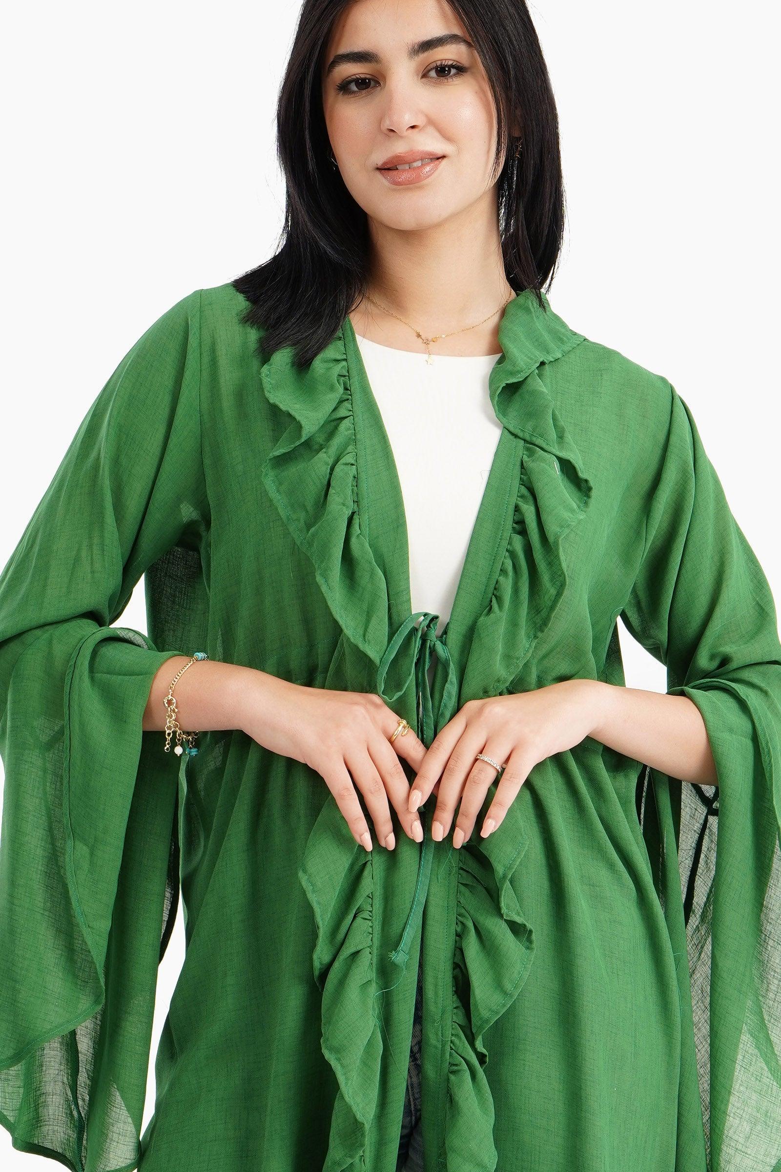 Beach Kimono with Ruffles - Carina - كارينا