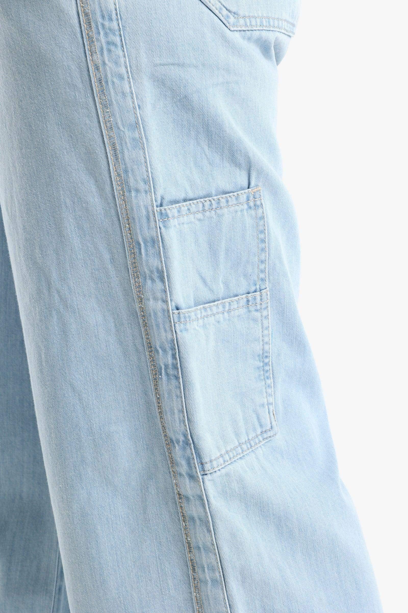 Blue Wide Leg Jeans - Carina - كارينا
