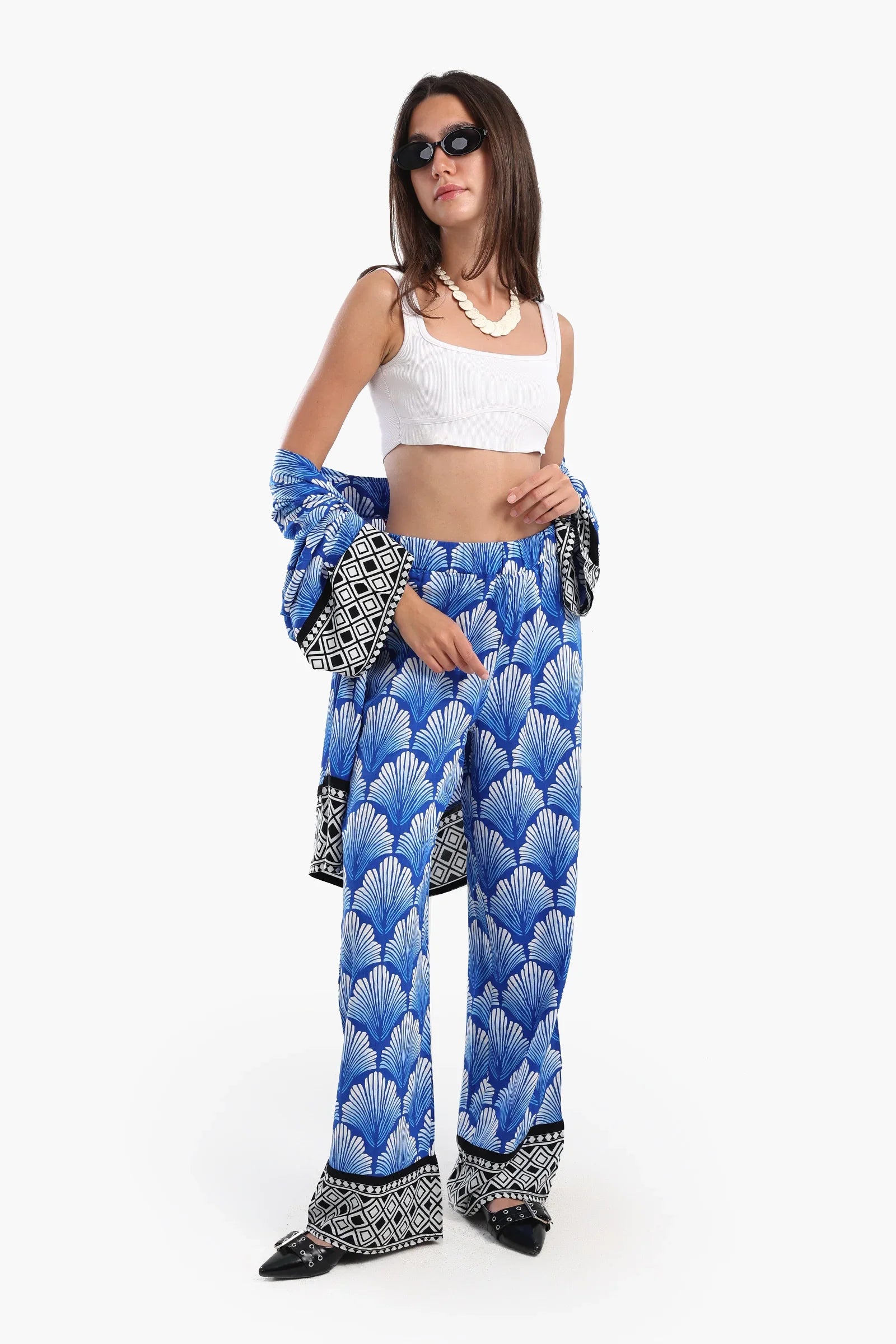 Shell Printed Pants