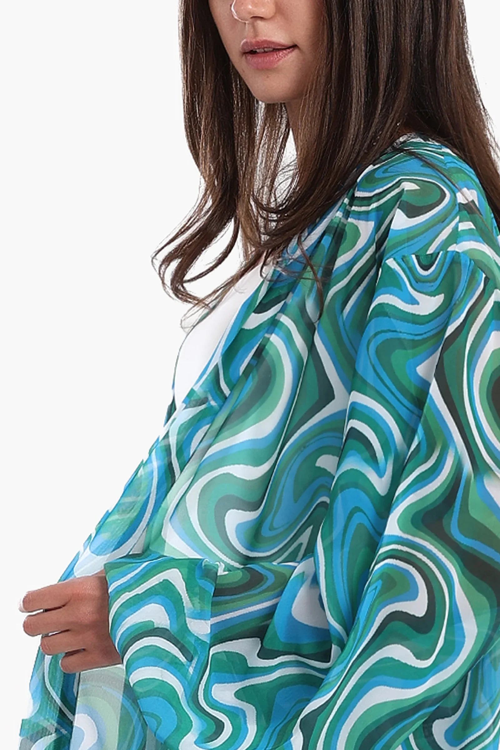 كيمونو ميدي ملون