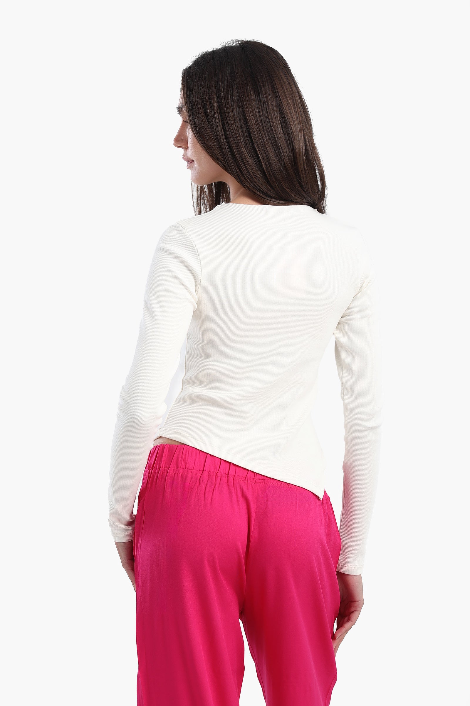 Asymmetrical Frilled Top