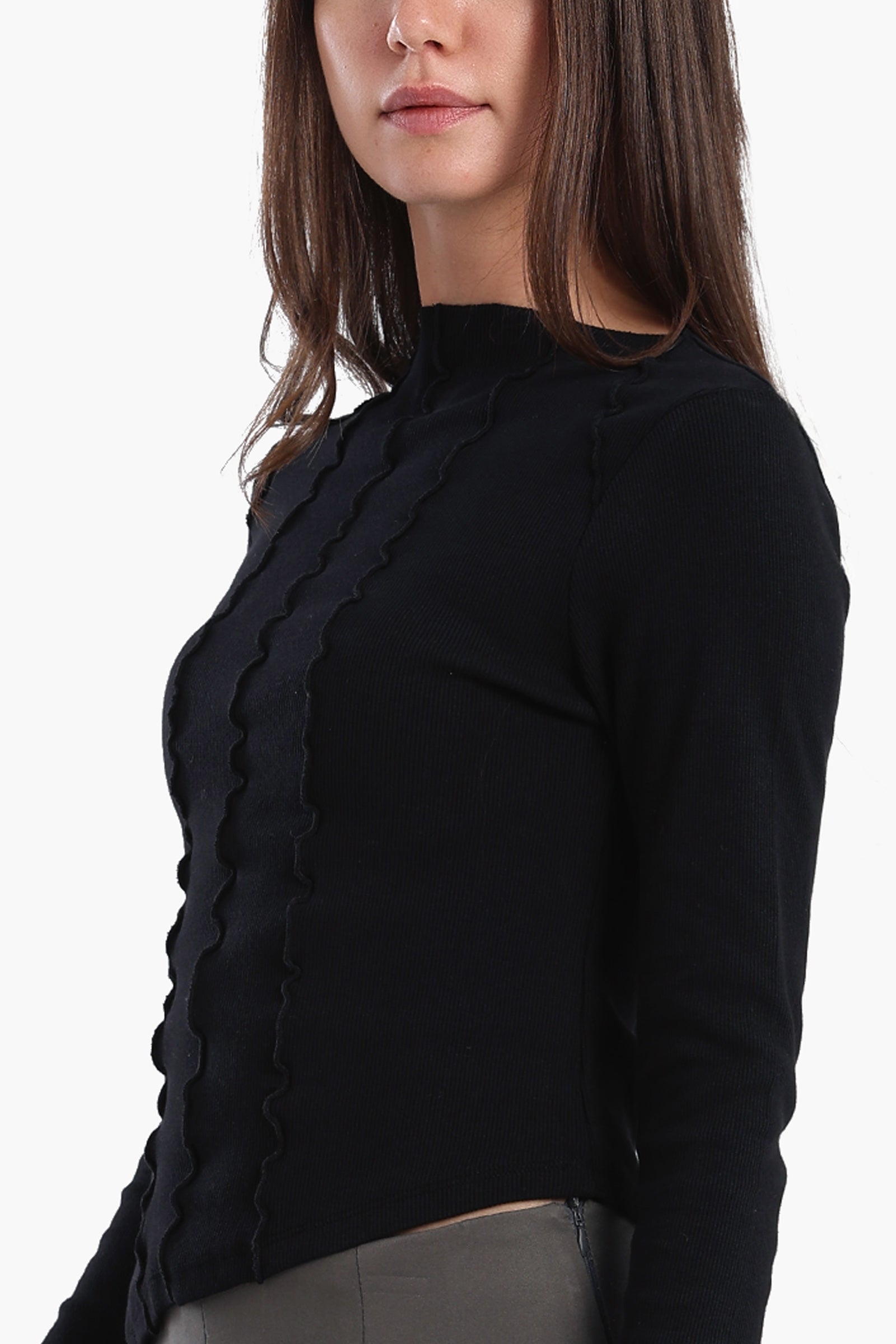 Asymmetrical Frilled Top