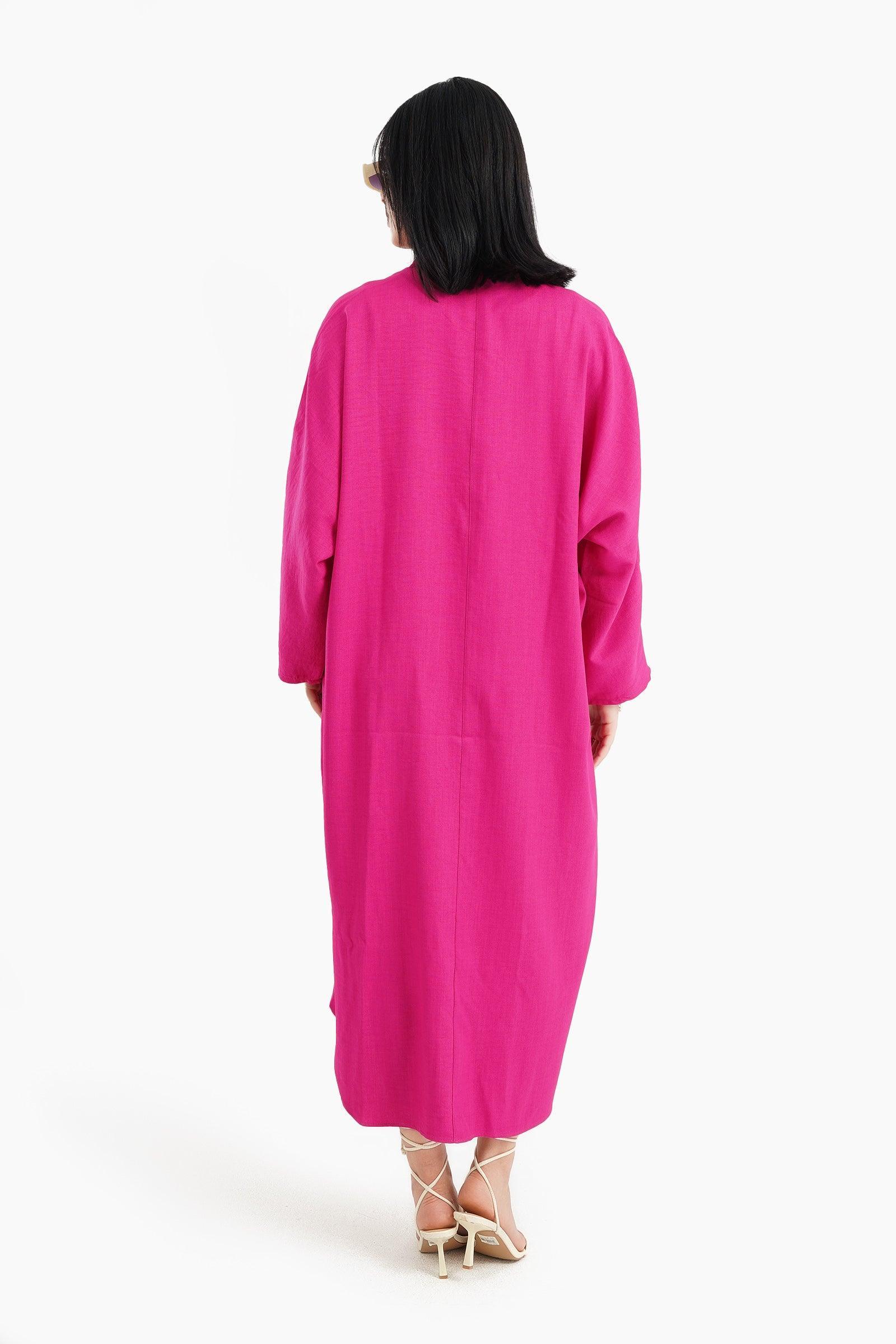 Collared Neck Shirt Dress - Carina - كارينا