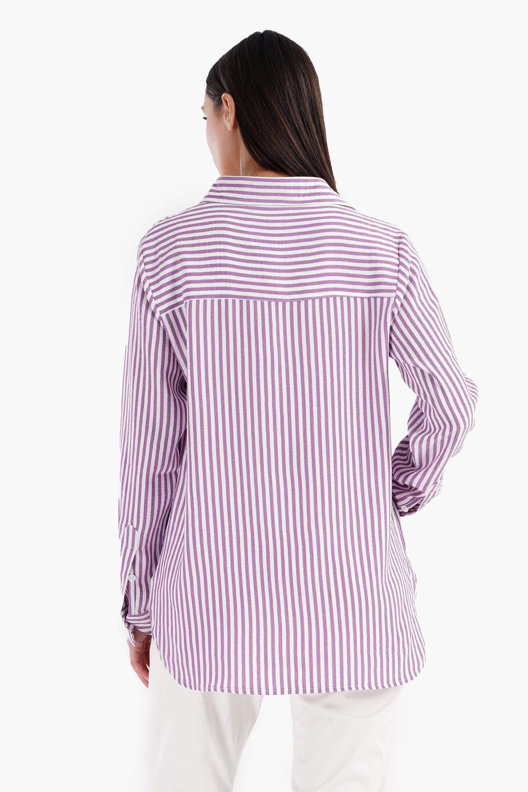 Collared Striped Shirt - Carina - كارينا