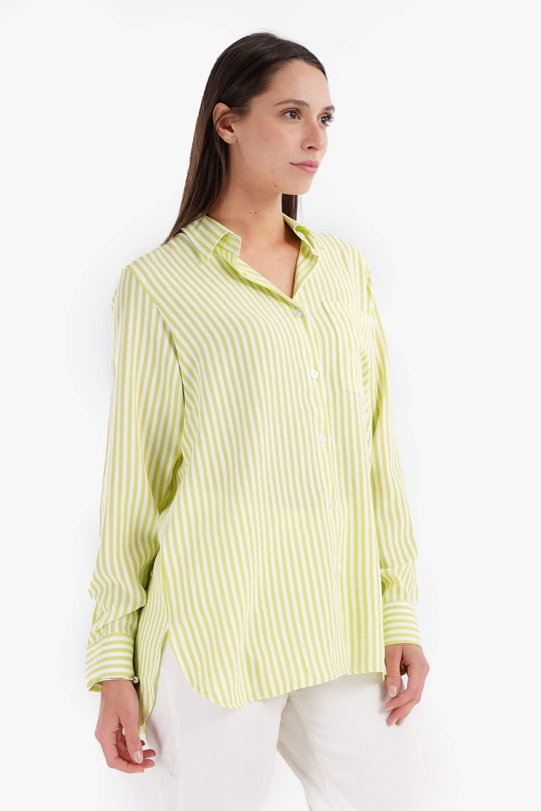 Collared Striped Shirt - Carina - كارينا