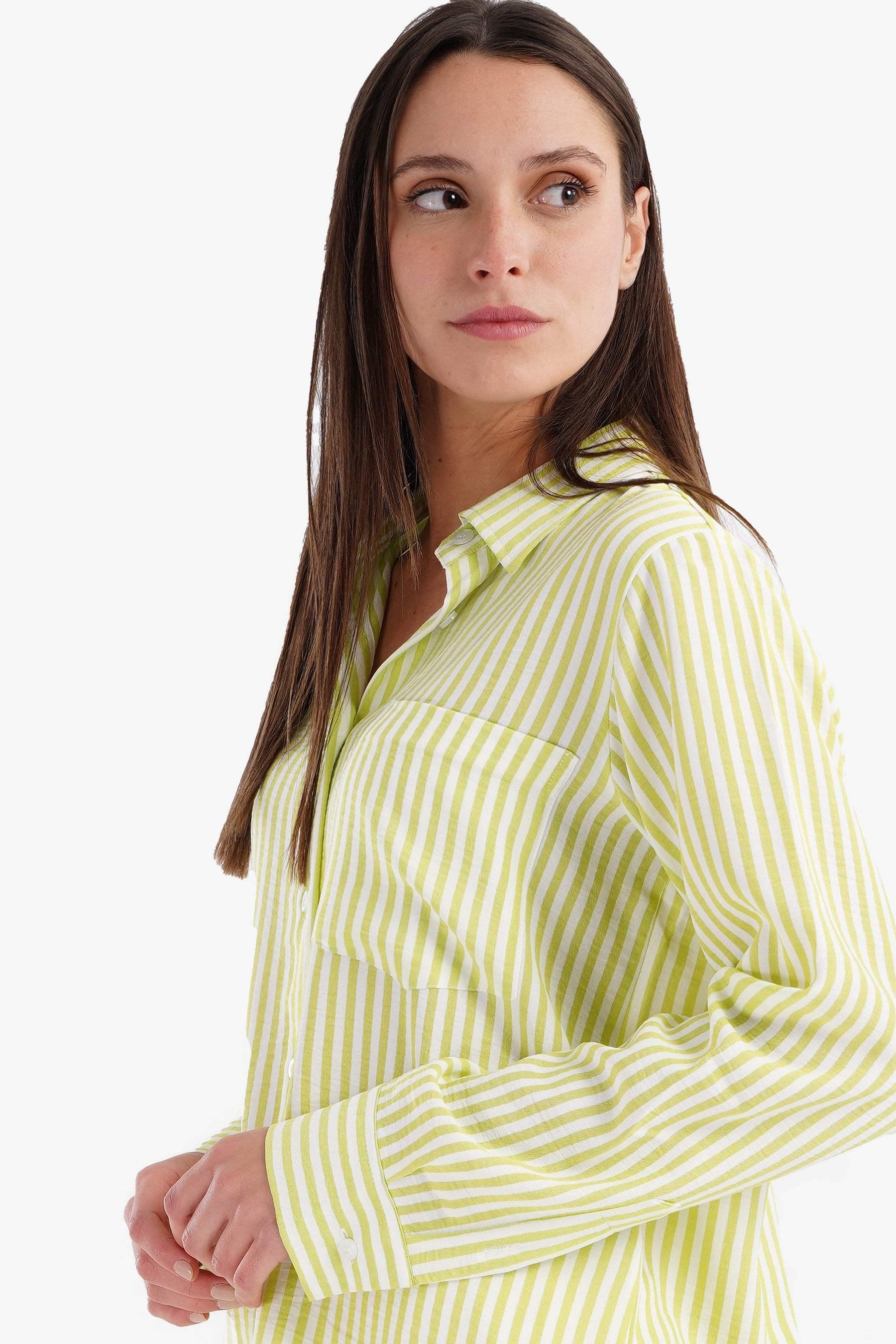 Collared Striped Shirt - Carina - كارينا