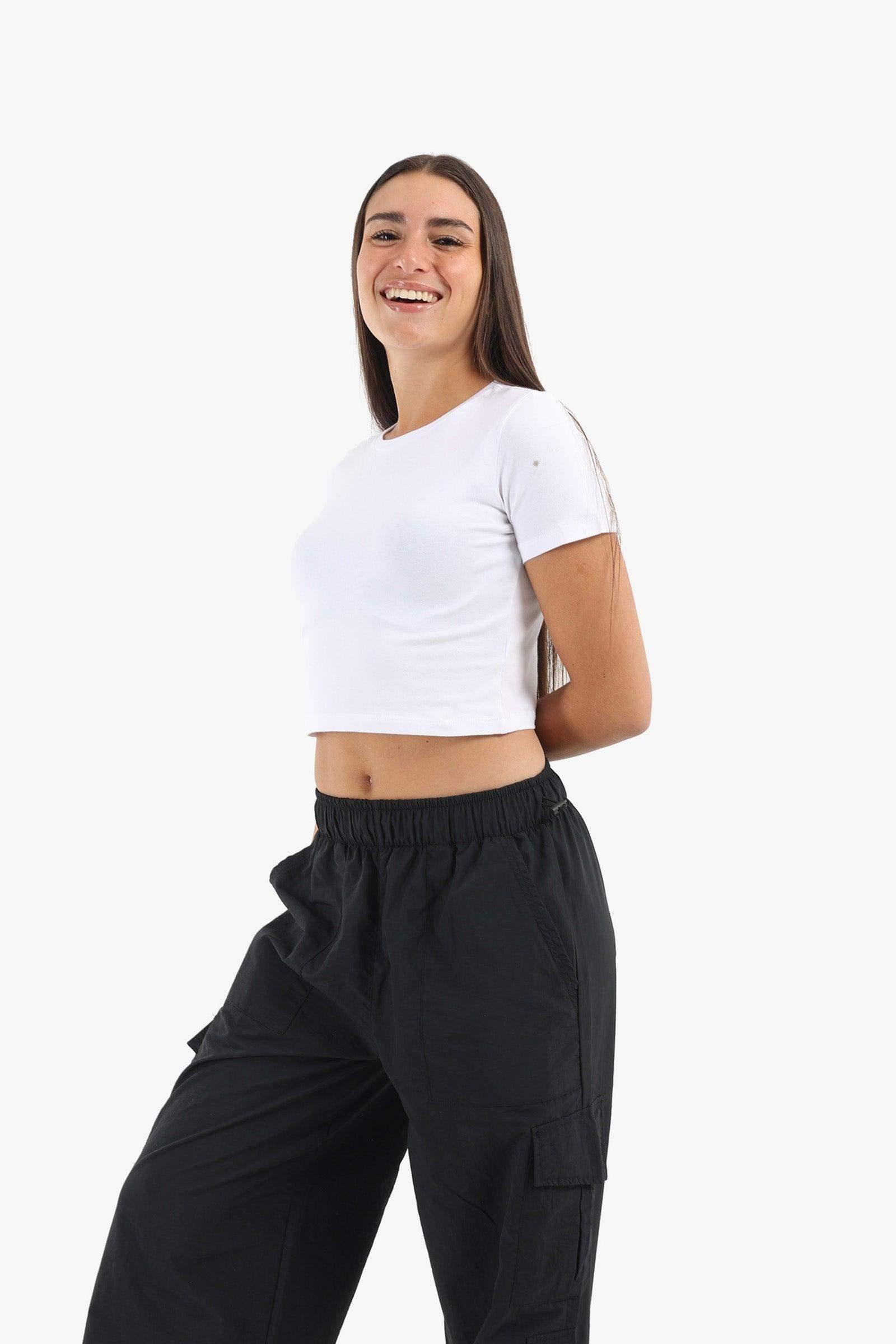 Cotton Basic Crop Top - Carina - كارينا