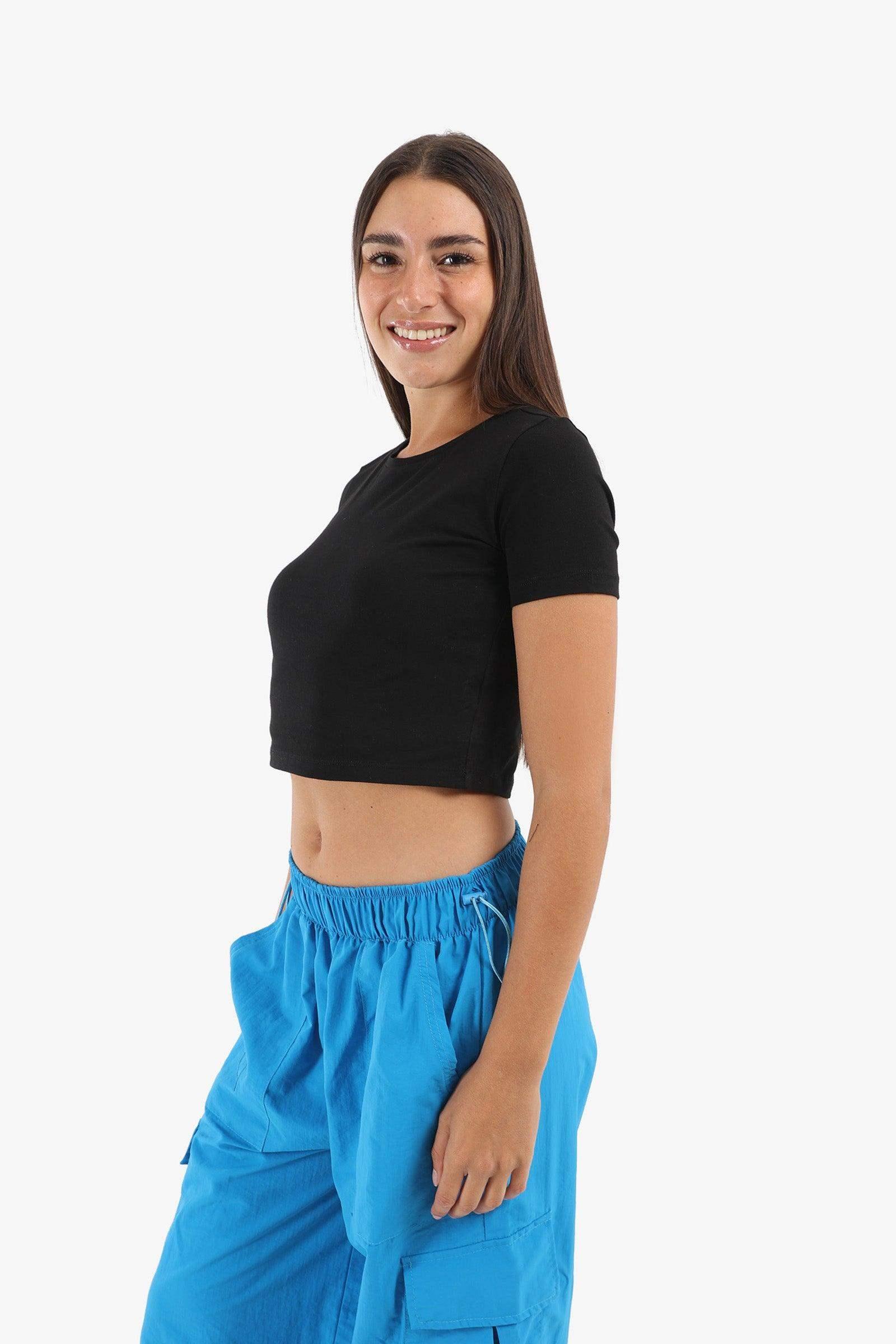 Cotton Basic Crop Top - Carina - كارينا