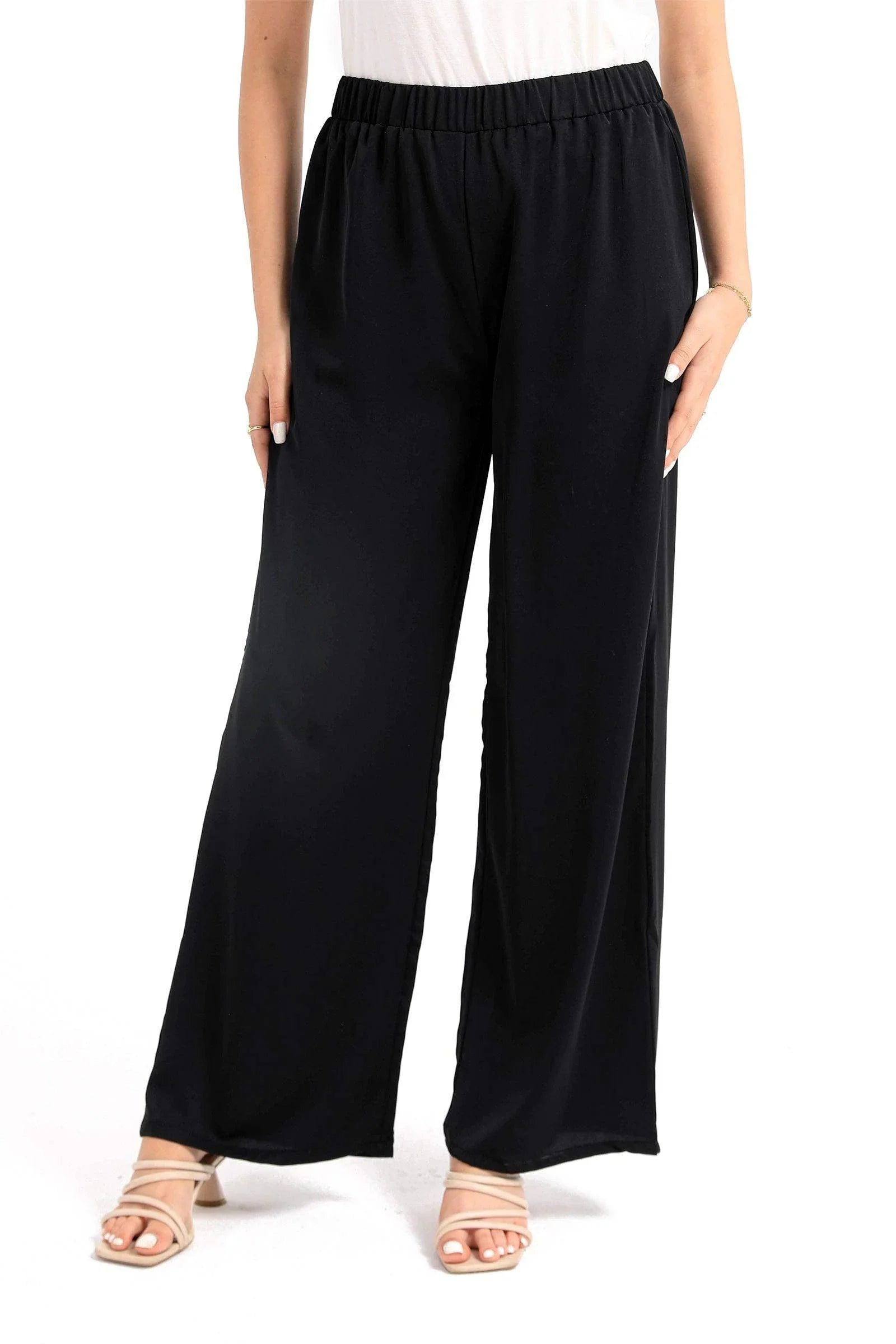 Cotton High Waist Pants - Carina - كارينا