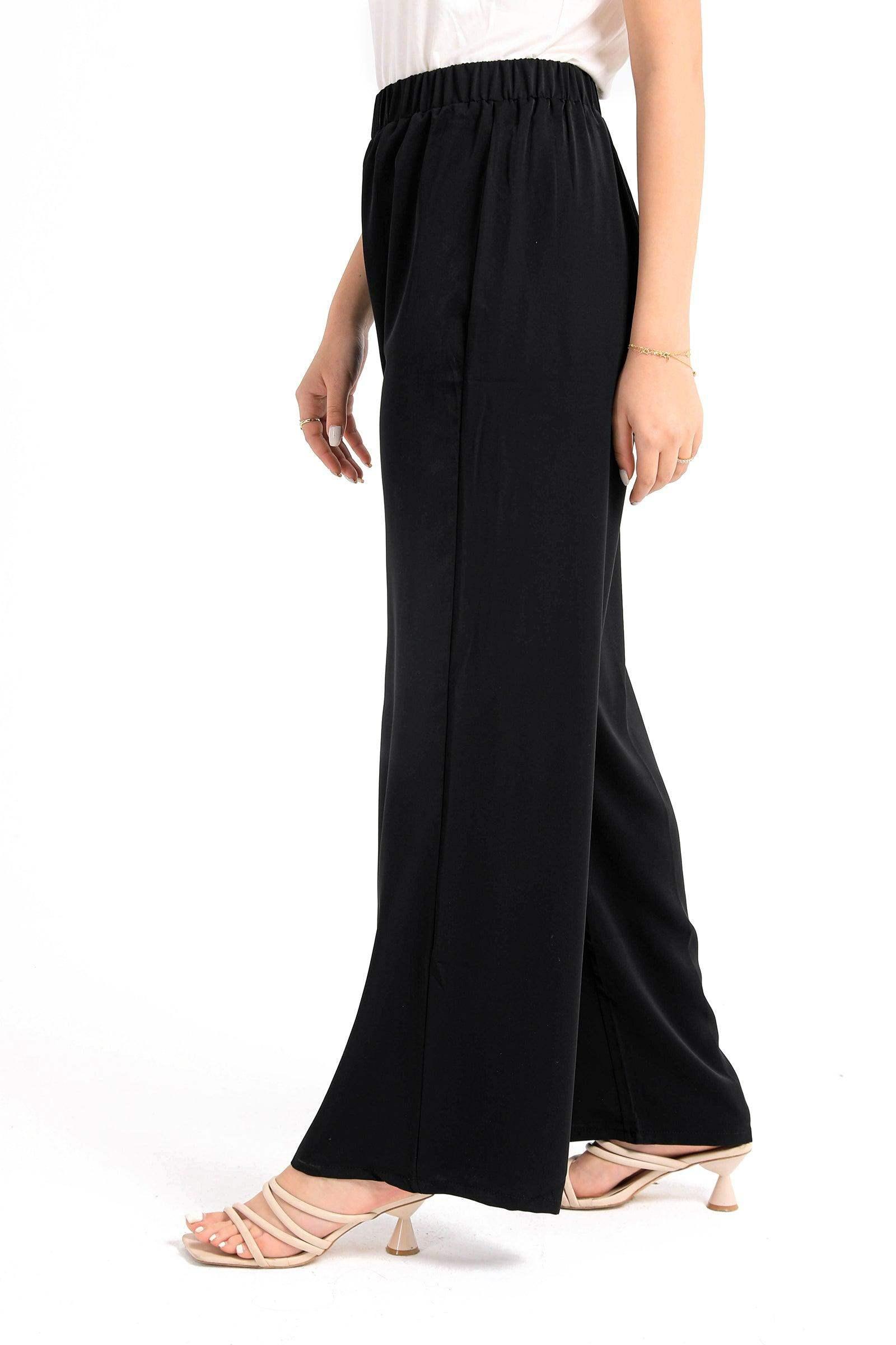 Cotton High Waist Pants - Carina - كارينا