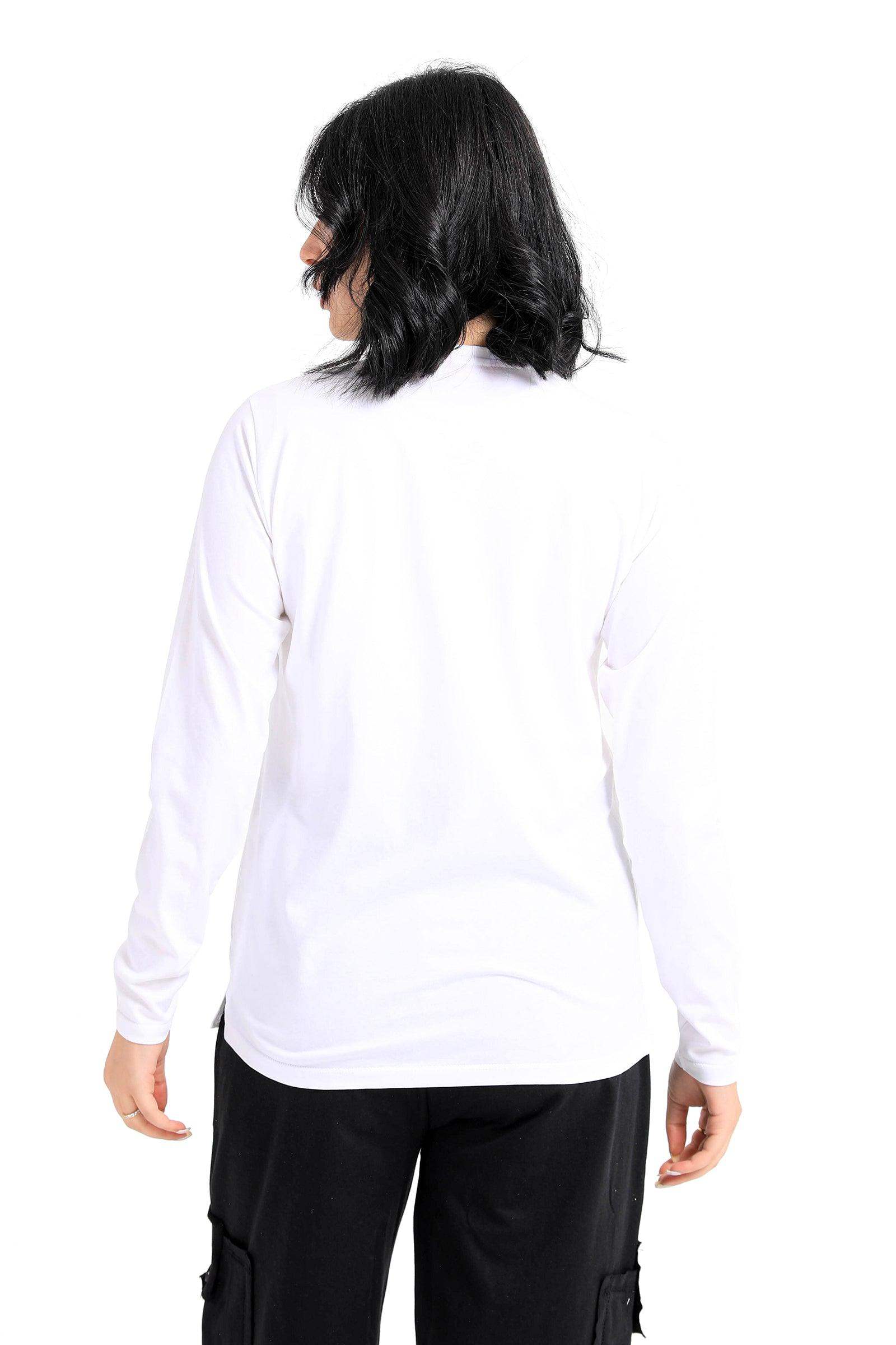 Cotton Round Neck T-Shirt - Carina - كارينا