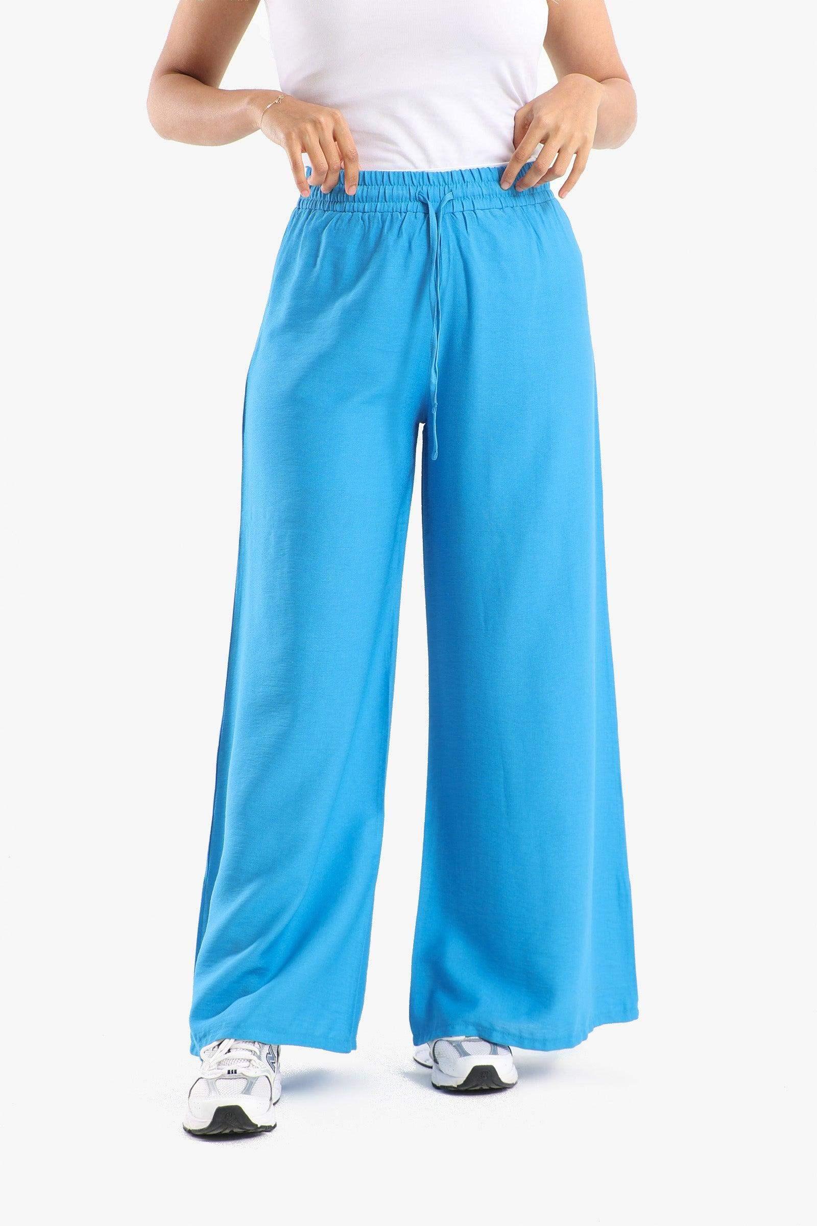 Cotton Wide Leg Lounge Pants - Carina - كارينا