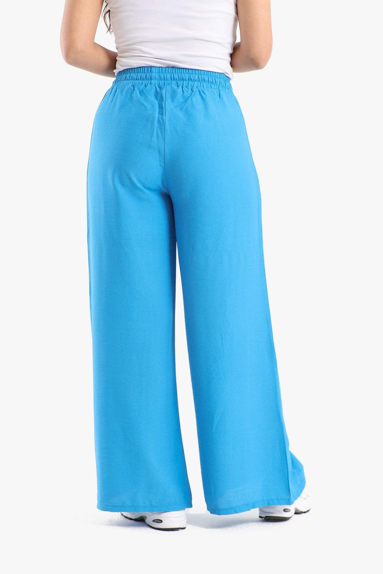 Cotton Wide Leg Lounge Pants - Carina - كارينا