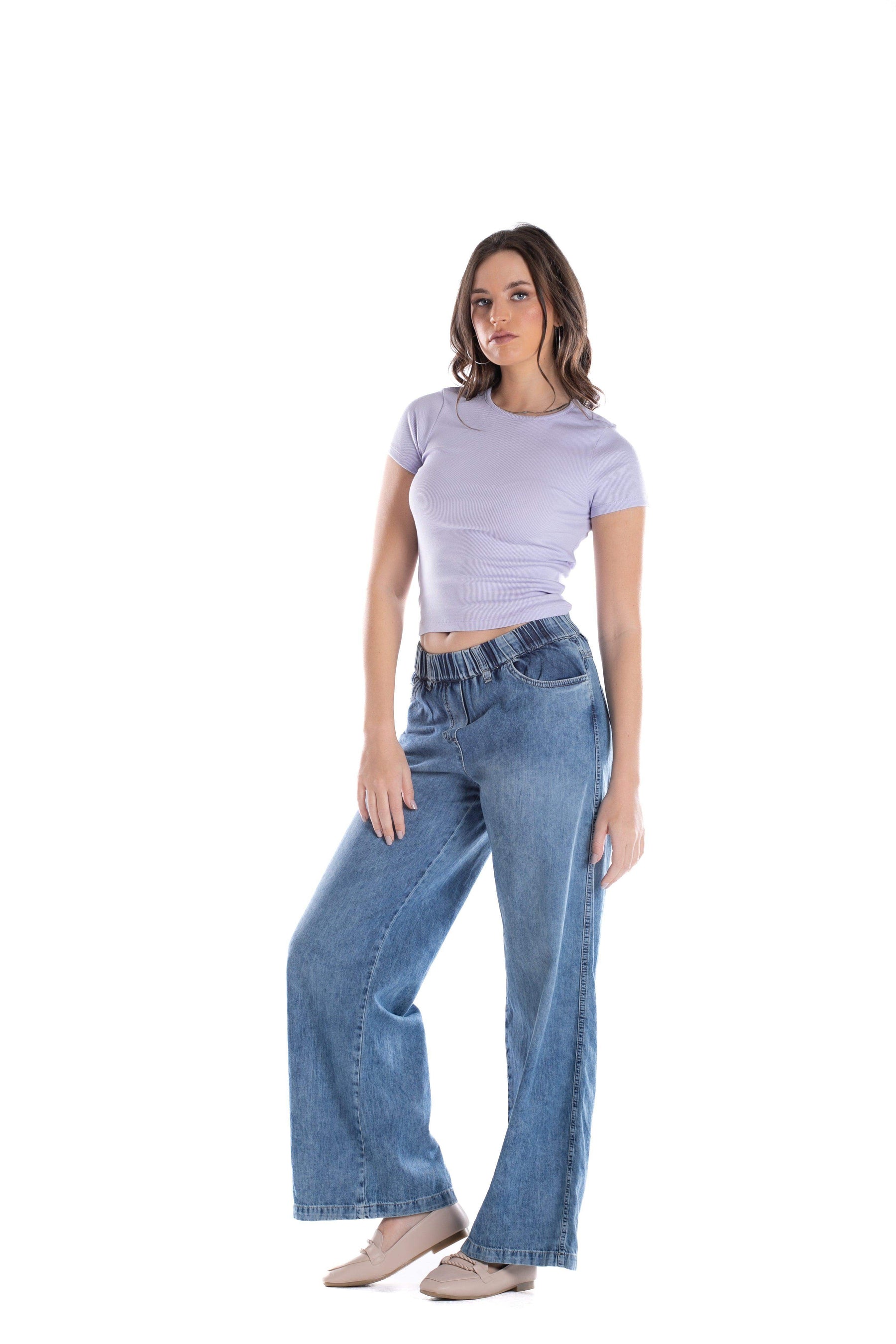 Crew Neck Cropped Top - Carina - كارينا