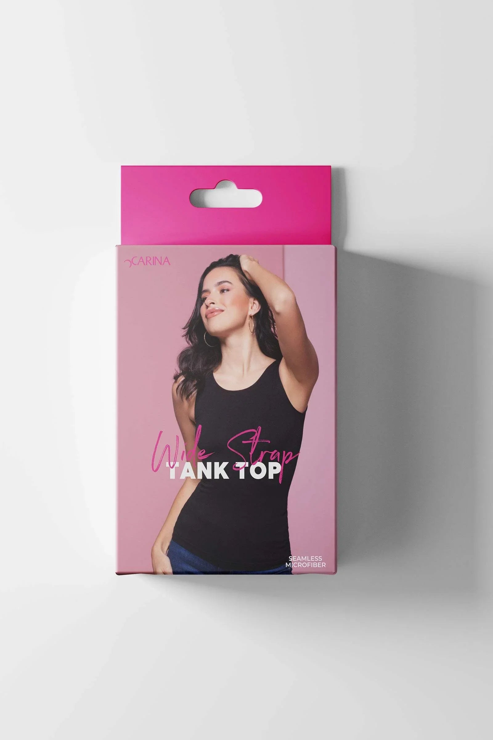 Crew Neck Seamless Microfiber Sleeveless Top (Pack of 3) - Carina - كارينا