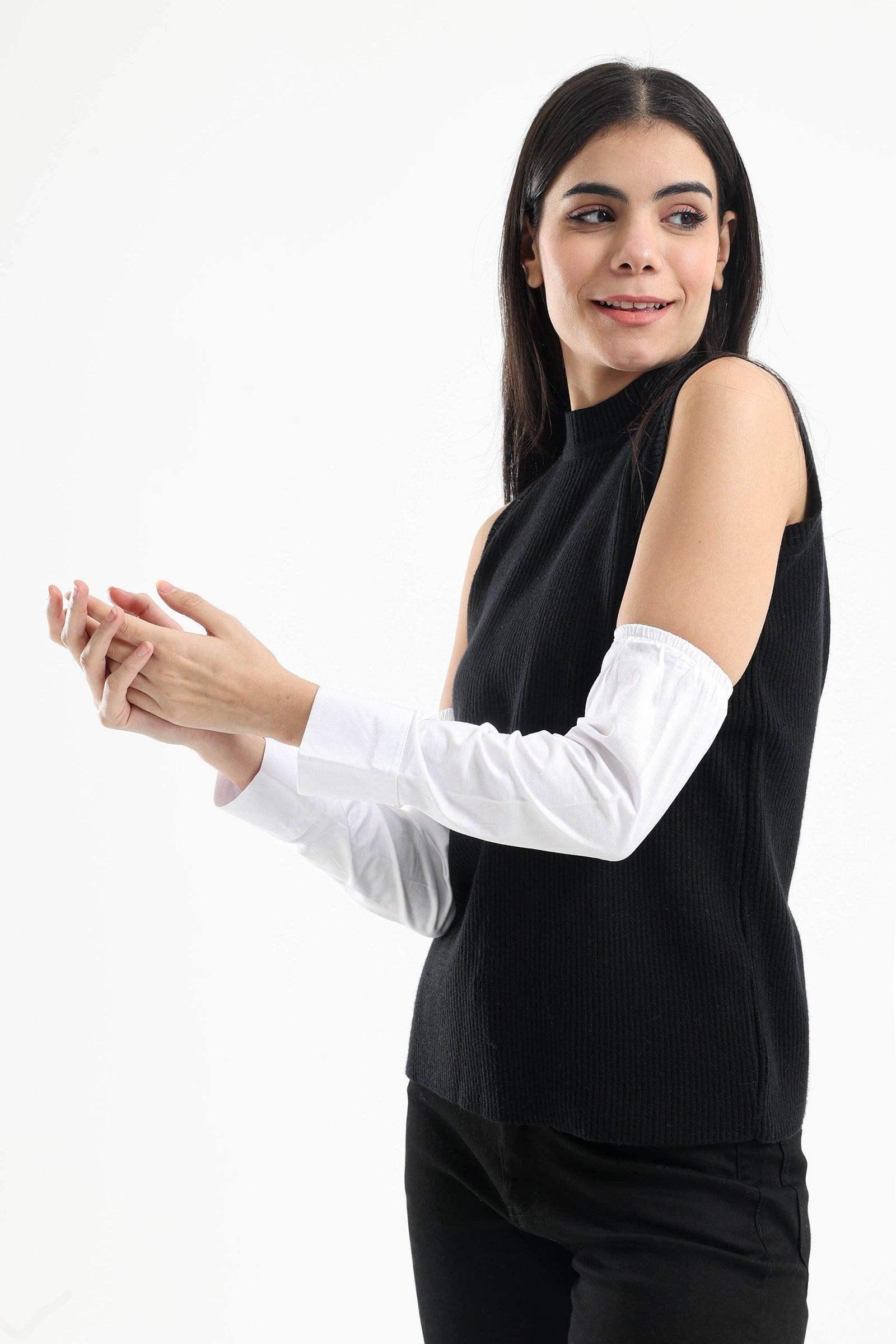 Detachable Sleeves with Buttoned Cuffs - Carina - كارينا