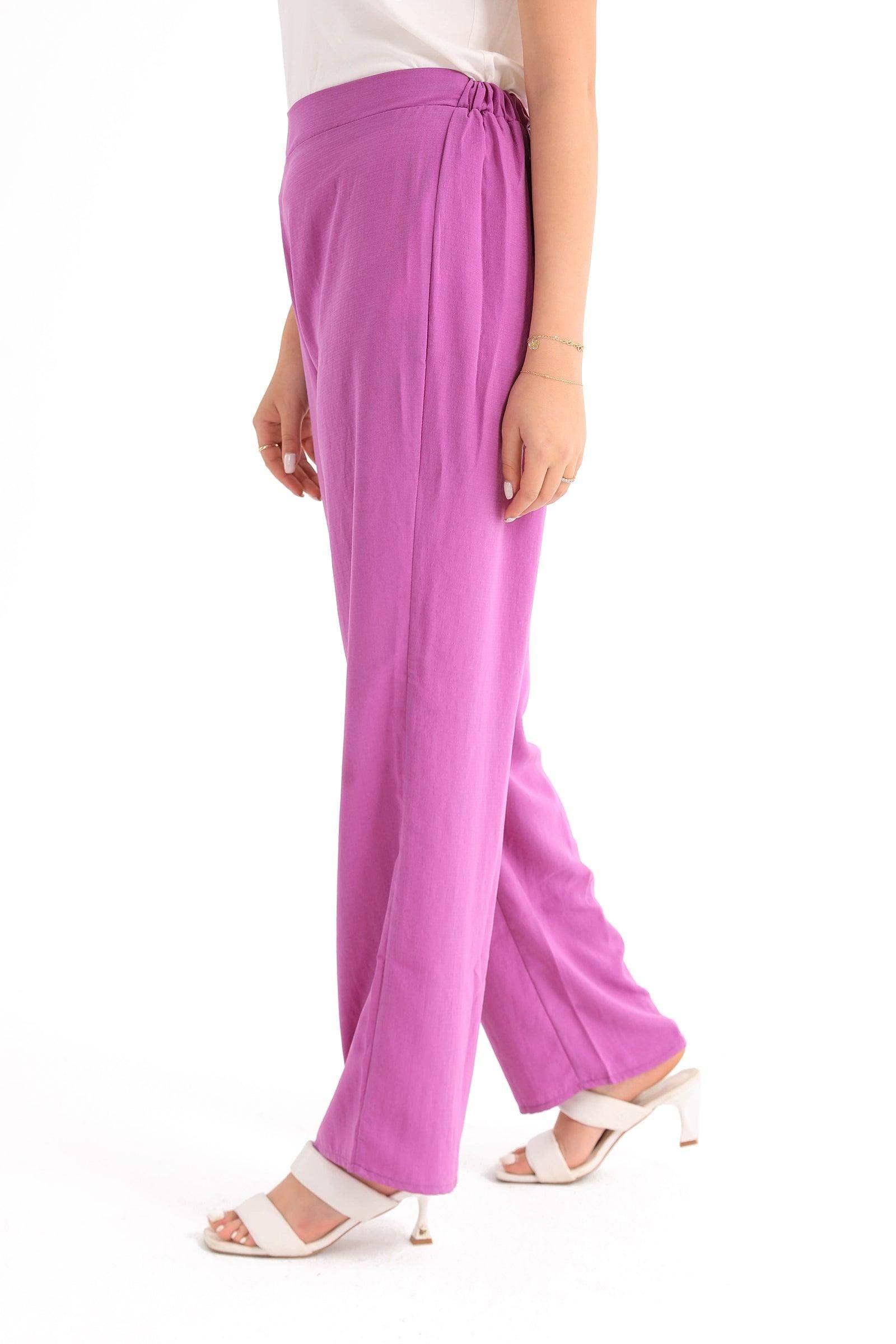 Flowy Straight Cut Pants - Carina - كارينا