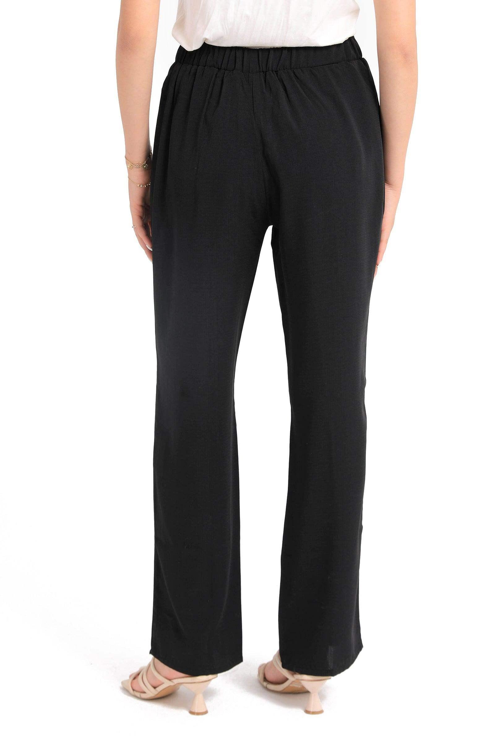 Flowy Straight Cut Pants - Carina - كارينا