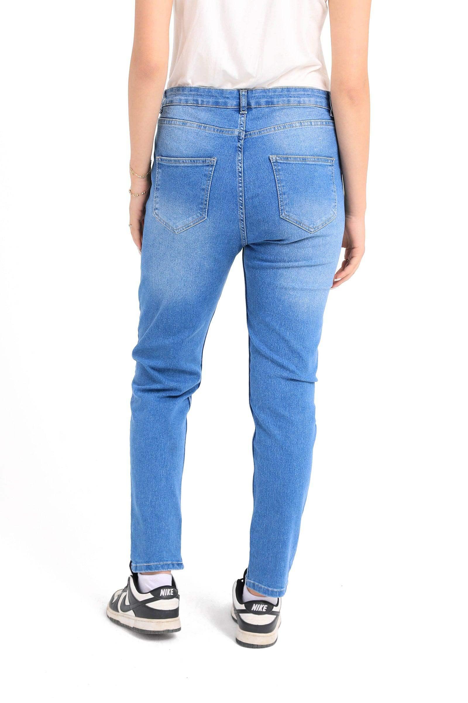 Full Length Slim Fit Jeans - Carina - كارينا