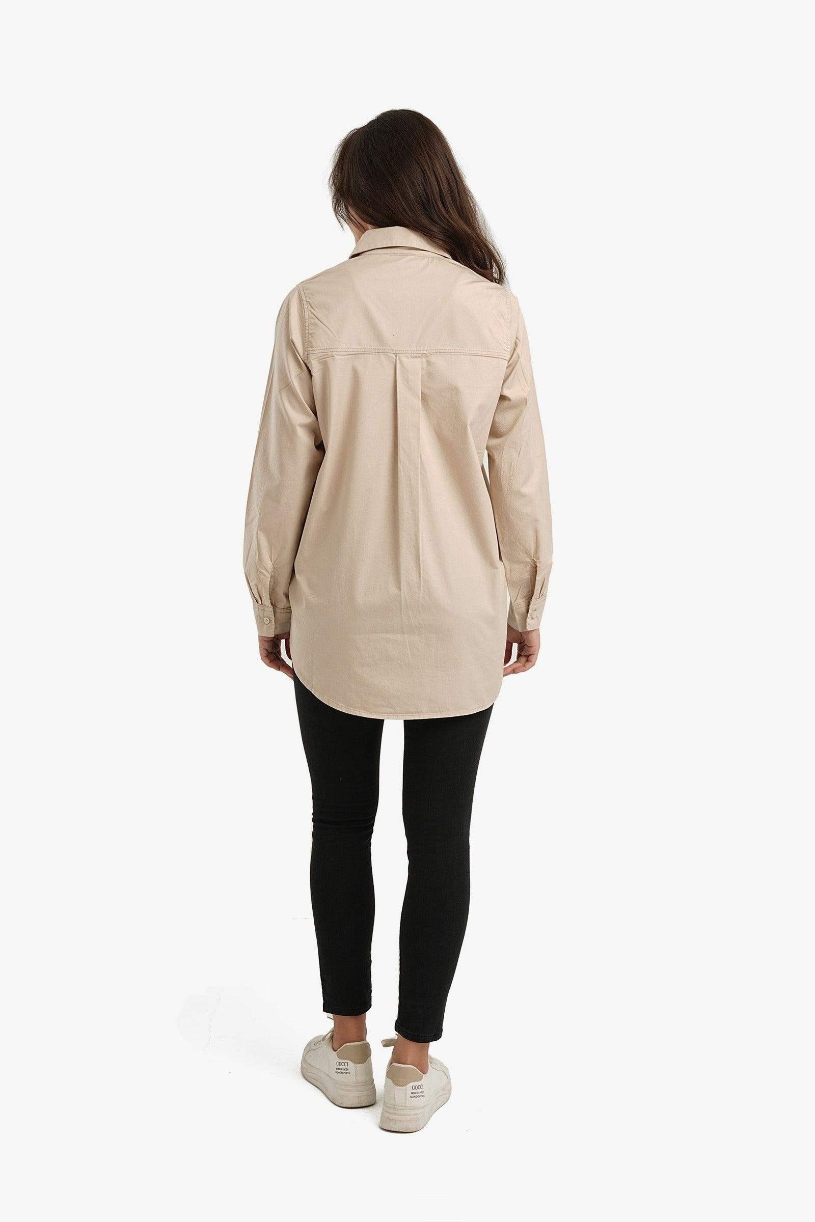 Gabardine Hip Length Shirt - Carina - كارينا