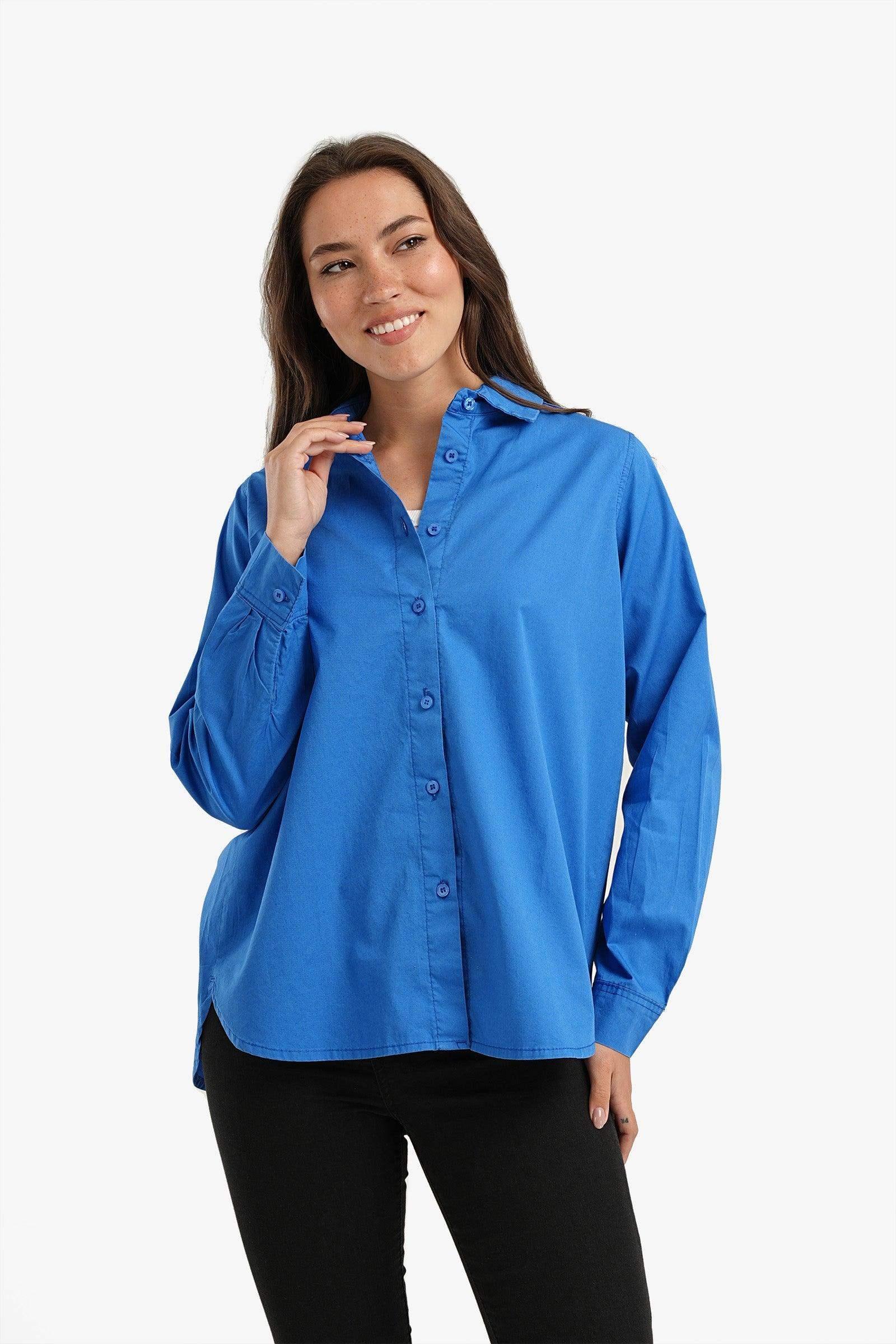 Gabardine Hip Length Shirt - Carina - كارينا
