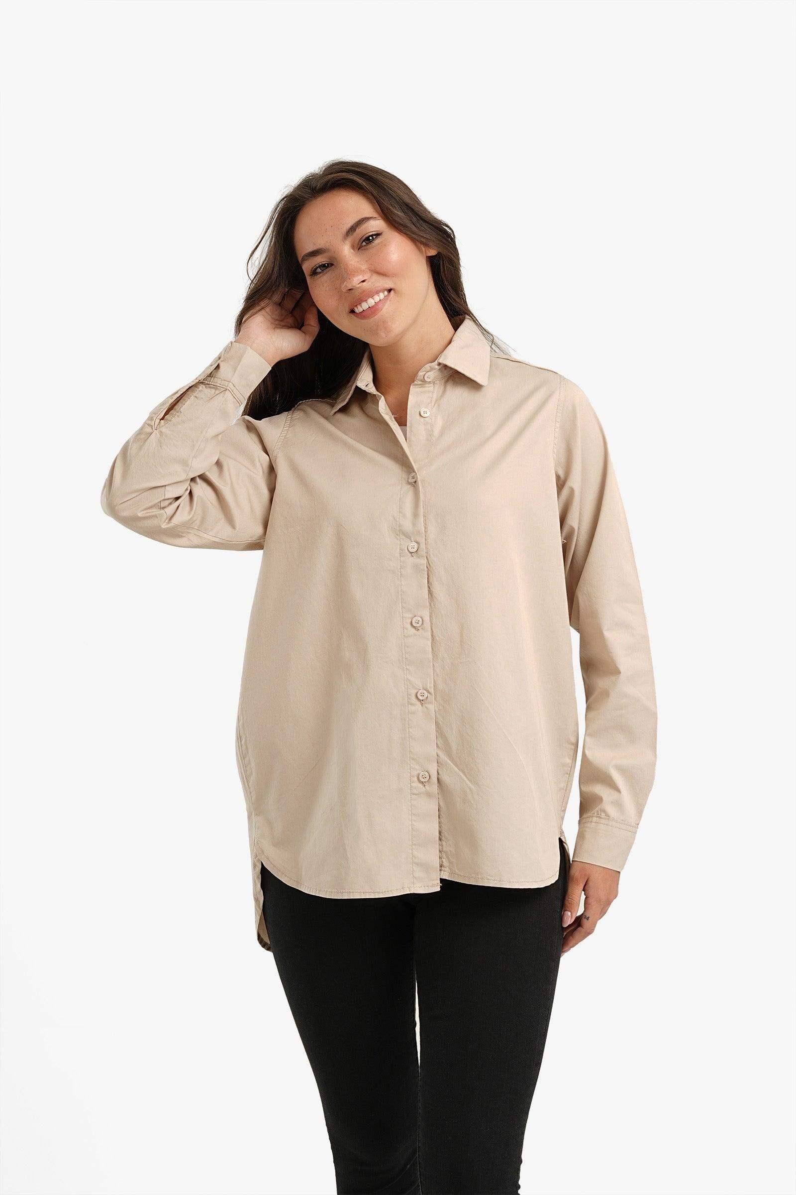 Gabardine Hip Length Shirt - Carina - كارينا